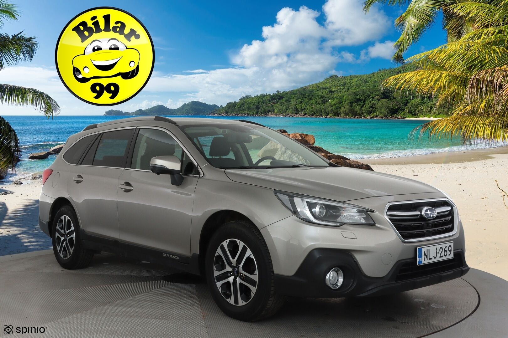 Subaru Outback 2018 2,5i Active CVT Winter **Adapt.Vakkari / LED-valot / P.Kamera / Sisätilanlämmitin / Koukku / Kaistavahti / Keyless** - Suomi-auto / Kahdet Renkaat