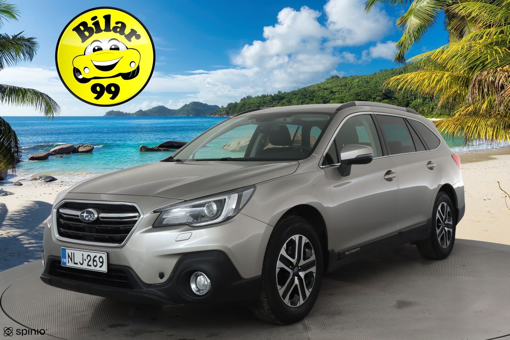 Subaru Outback 2018 2,5i Active CVT Winter **Adapt.Vakkari / LED-valot / P.Kamera / Sisätilanlämmitin / Koukku / Kaistavahti / Keyless** - Suomi-auto / Kahdet Renkaat