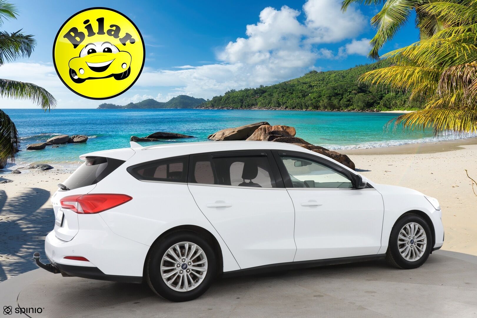Ford Focus 2019 1,0 EcoBoost 125hv A8 Titanium Wagon - | Vakkari | AppleCarPlay | AndroidAuto | Tutkat edessä ja takana | Vetokoukku | 