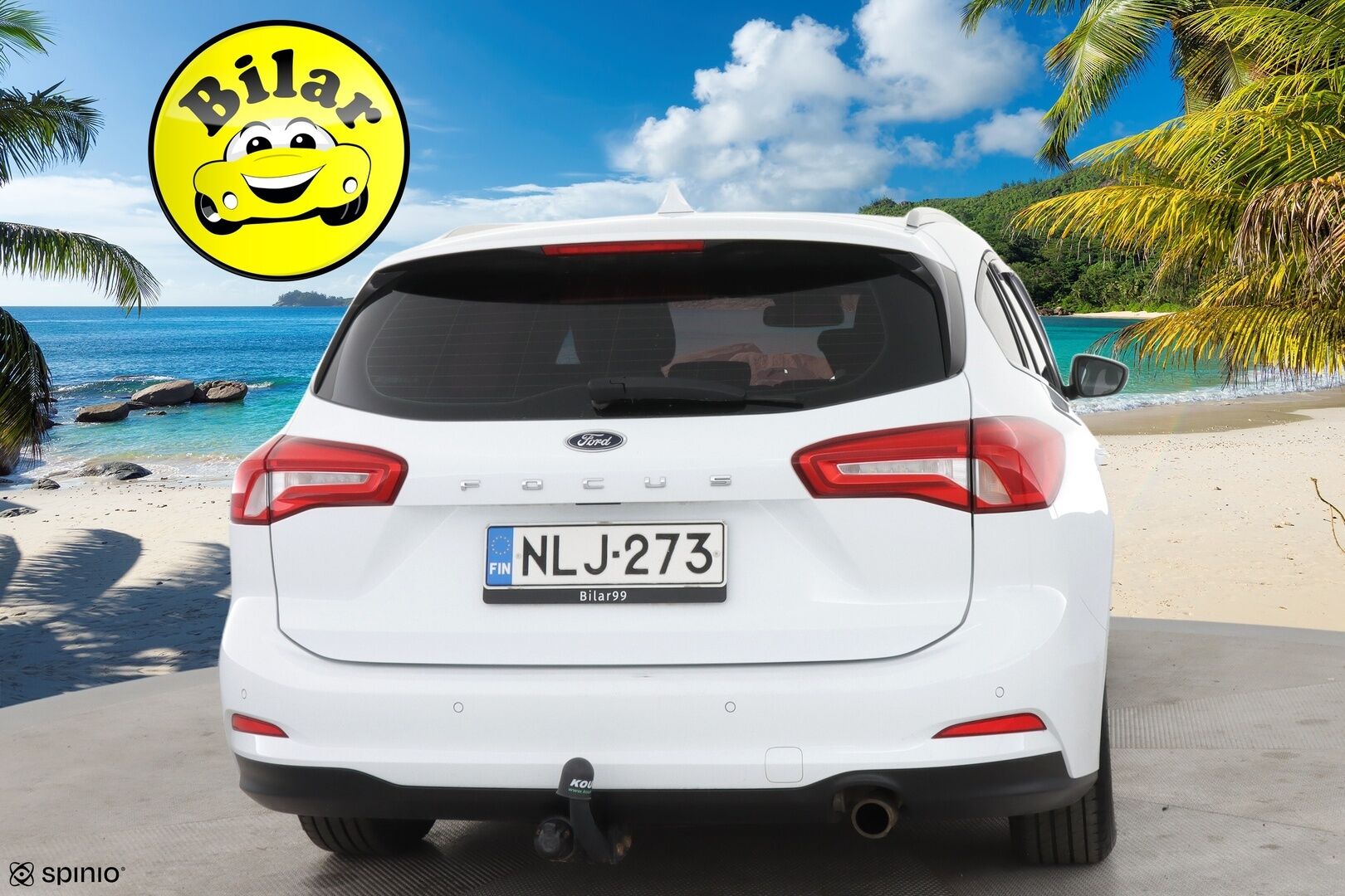 Ford Focus 2019 1,0 EcoBoost 125hv A8 Titanium Wagon - | Vakkari | AppleCarPlay | AndroidAuto | Tutkat edessä ja takana | Vetokoukku | 