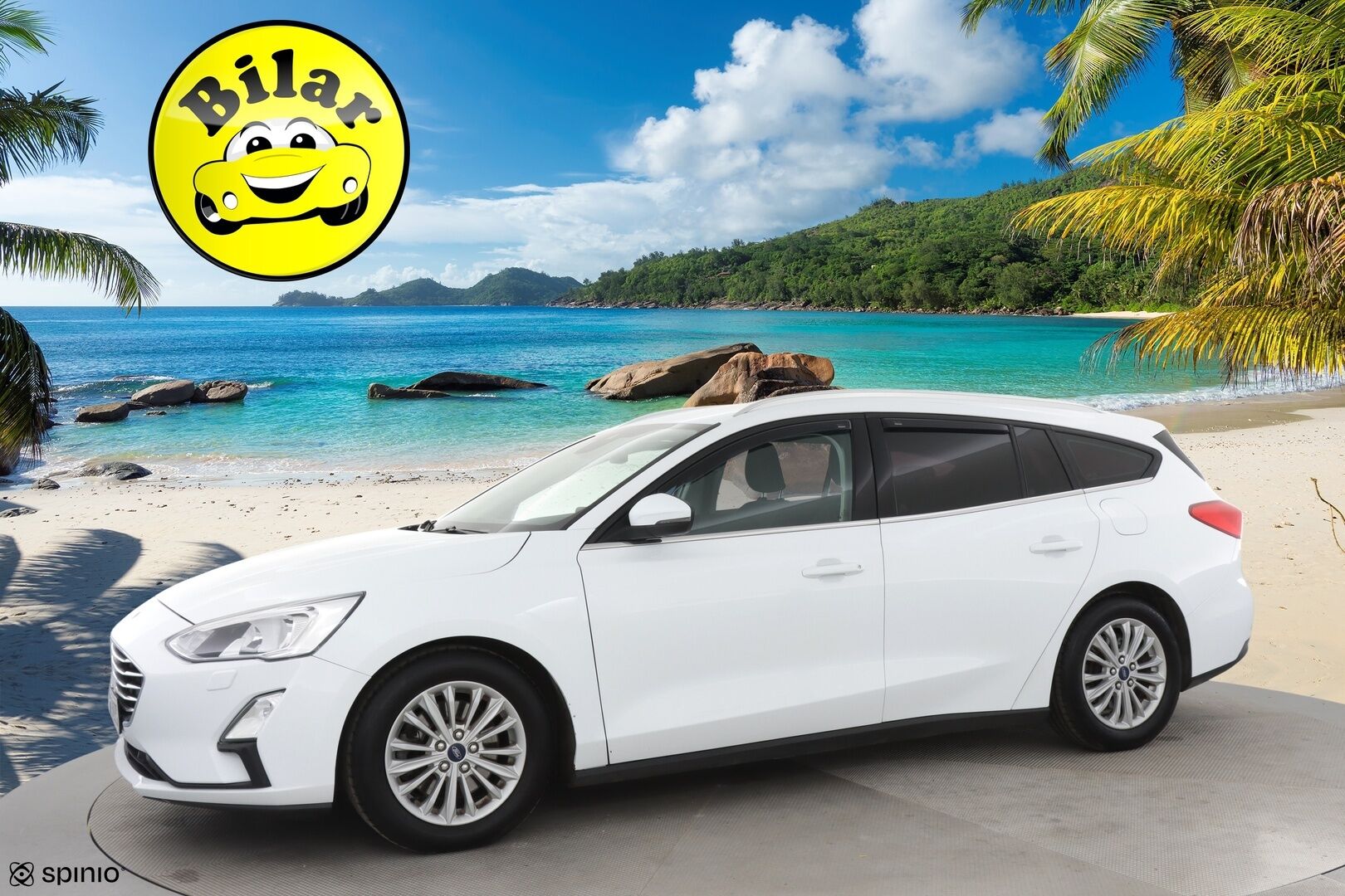 Ford Focus 2019 1,0 EcoBoost 125hv A8 Titanium Wagon - | Vakkari | AppleCarPlay | AndroidAuto | Tutkat edessä ja takana | Vetokoukku | 