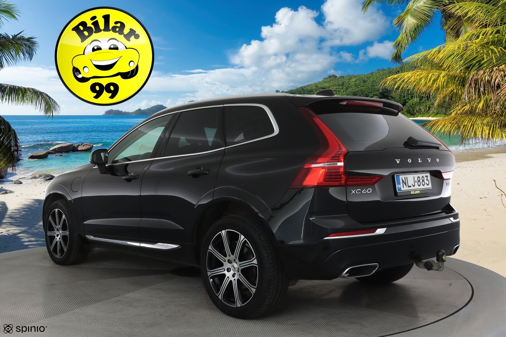 Volvo XC60 2019 T8 AWD Inscription aut **ACC / Ilma-alusta / Koukku / Panorama / Muistipenkki / P.kamera / Full LED / BLIS / Webasto** - Suomi-auto / Kahdet renkaat aluvanteilla / Merkkihuollettu