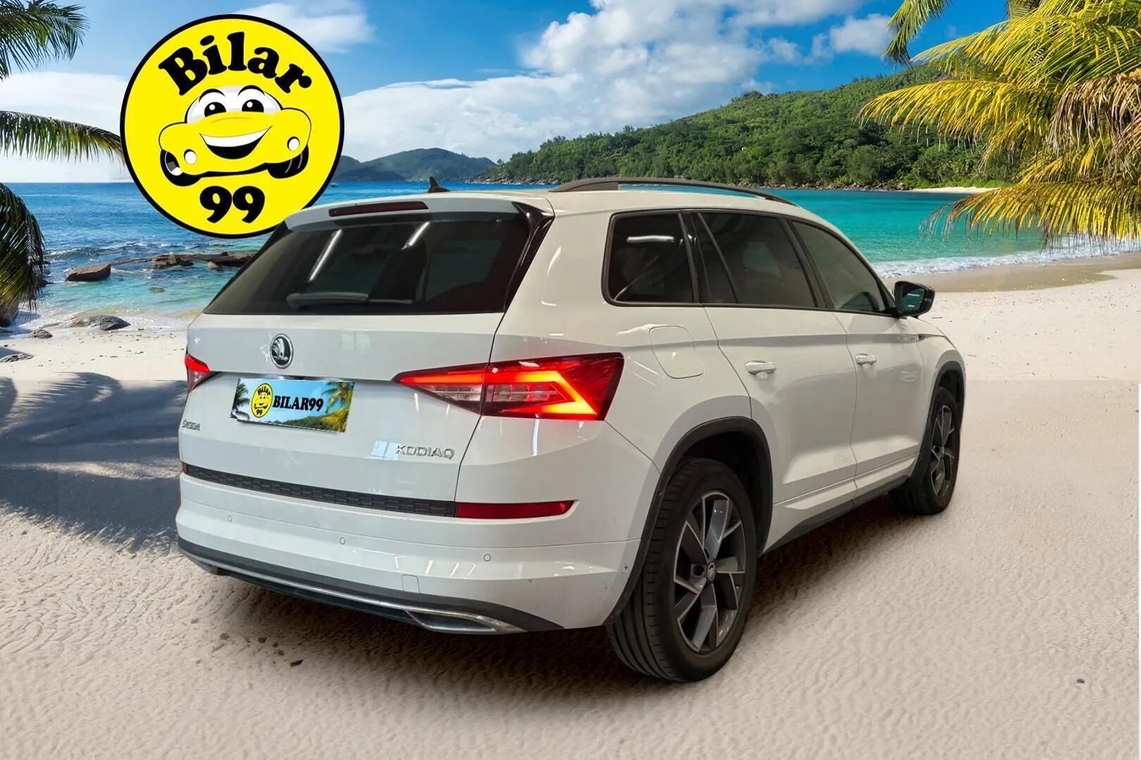 Skoda Kodiaq 2019 1,5 TSI ACT SportLine DSG Autom. -  | 7- Paikkainen | ACC | Webasto | Vetokoukku | Canton | 360 Kamera | Keyless | Sporttipenkit | Nahka/Alcantara | Ratinlämmitin | SmartLink | Muistipenkki | Suomi-auto | 2X Renkaat & Vanteet |