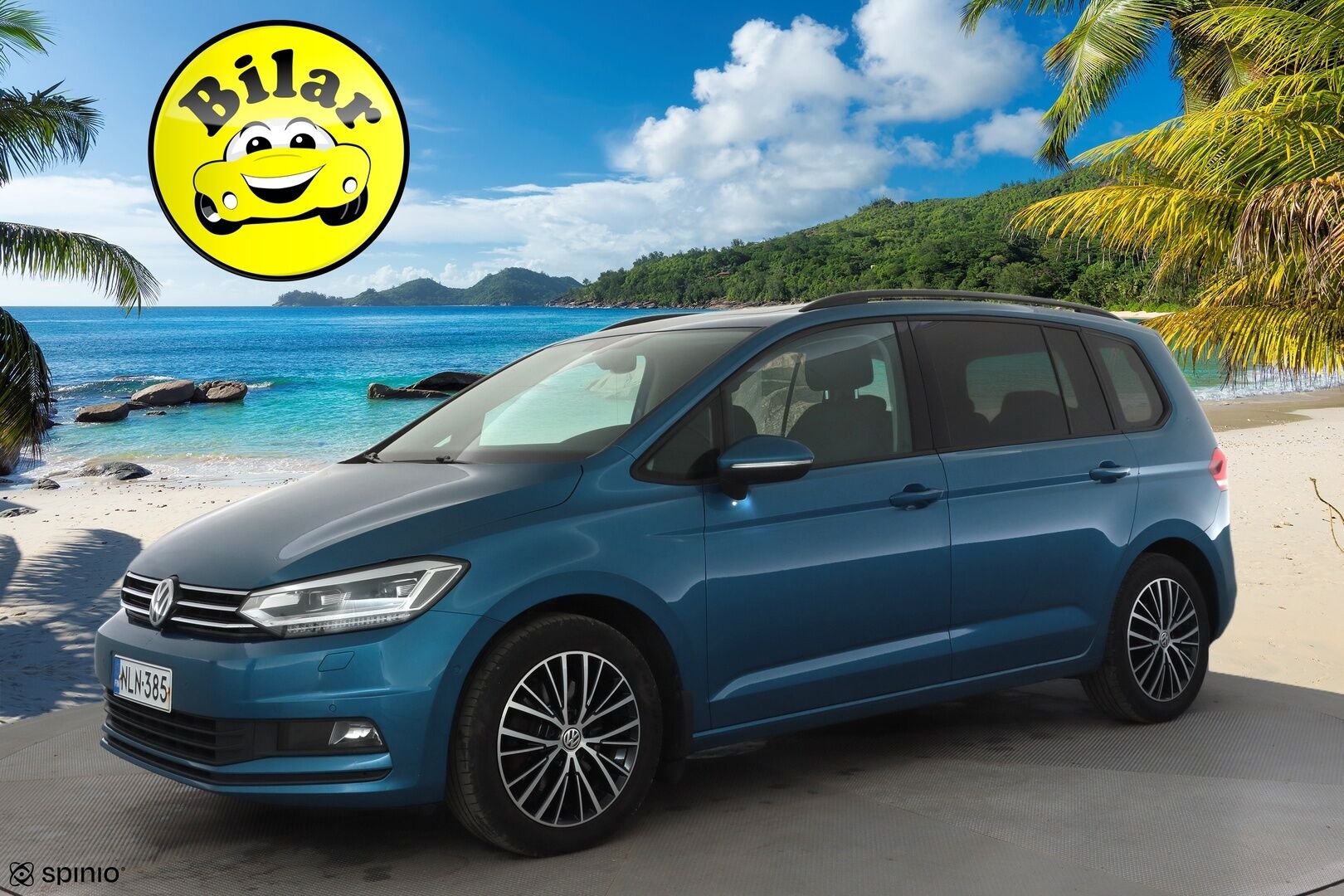 Volkswagen Touran 2019 Comfortline 1,5 TSI EVO 110 kW (150 hv) DSG-automaatti 7-P - | Panorama | Webasto | ACC | LED | P.Kamera | Hierovat Penkit | Navi | Apple&Android | Suomi-auto | Kahdet renkaat |