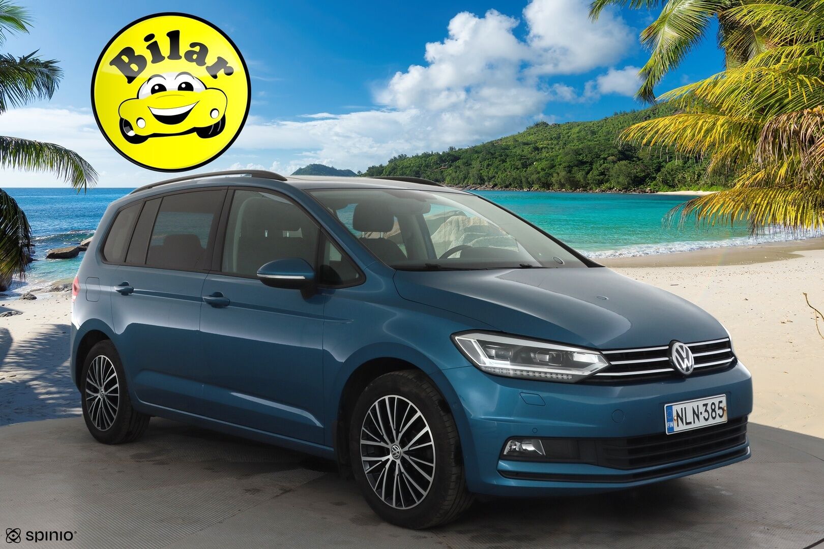 Volkswagen Touran 2019 Comfortline 1,5 TSI EVO 110 kW (150 hv) DSG-automaatti 7-P - | Panorama | Webasto | ACC | LED | P.Kamera | Hierovat Penkit | Navi | Apple&Android | Suomi-auto | Kahdet renkaat |
