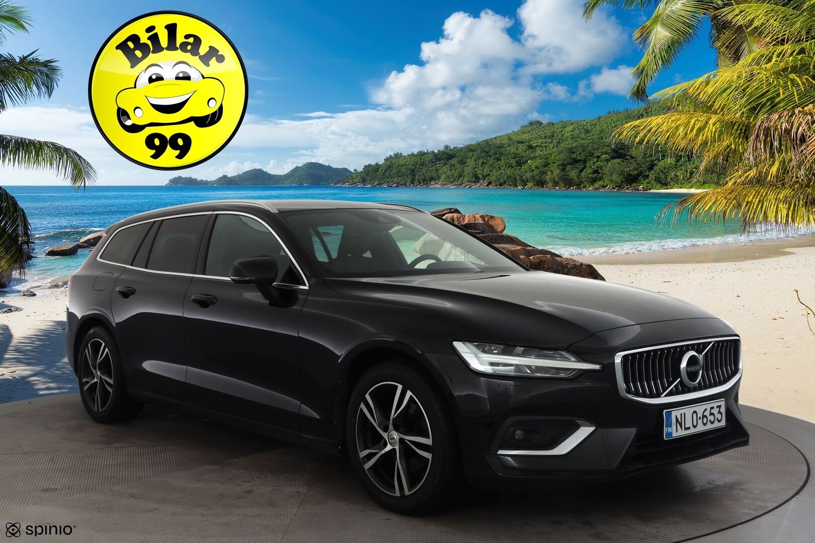 Volvo V60 2019 D3 Inscription aut * ACC / P.kamera / Full LED / H&K / Webasto / Muistipenkki / Navi / KeylessGo / Sporttinahat / BLIS * - Suomi-auto