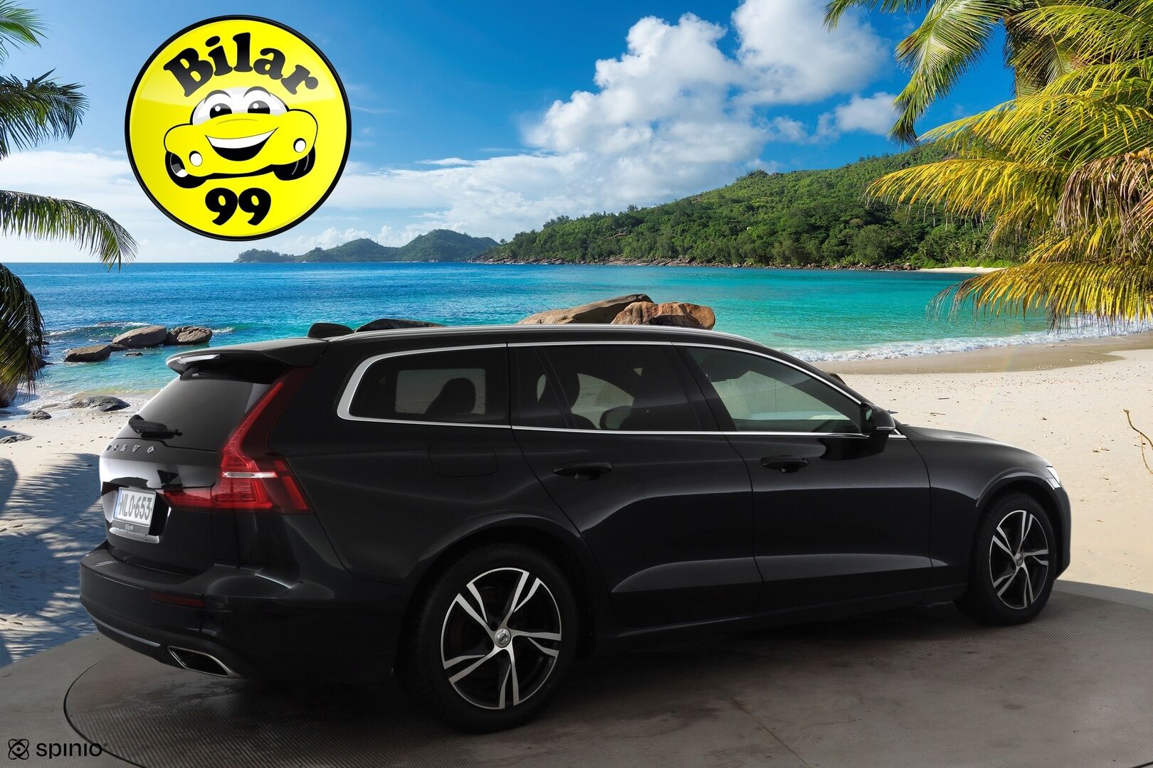 Volvo V60 2019 D3 Inscription aut * ACC / P.kamera / Full LED / H&K / Webasto / Muistipenkki / Navi / KeylessGo / Sporttinahat / BLIS * - Suomi-auto - HULLUT JOULUT KORKOTARJOUS 2,49% 