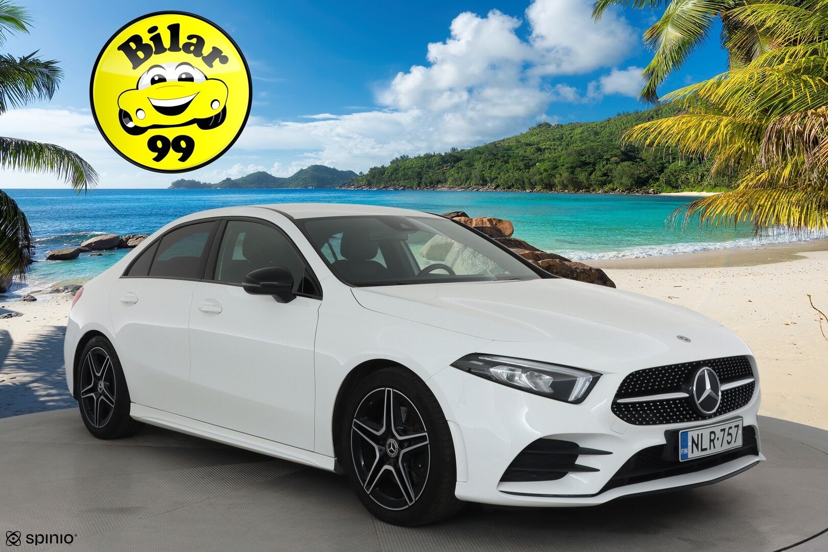 Mercedes-Benz A 2020 220 4MATIC A sedan Business AMG **LED / Sportpenkit / P.kamera / Koukku / Kaistavahti / Sisätilanlämmitin** - Suomi-auto / Kahdet Renkaat