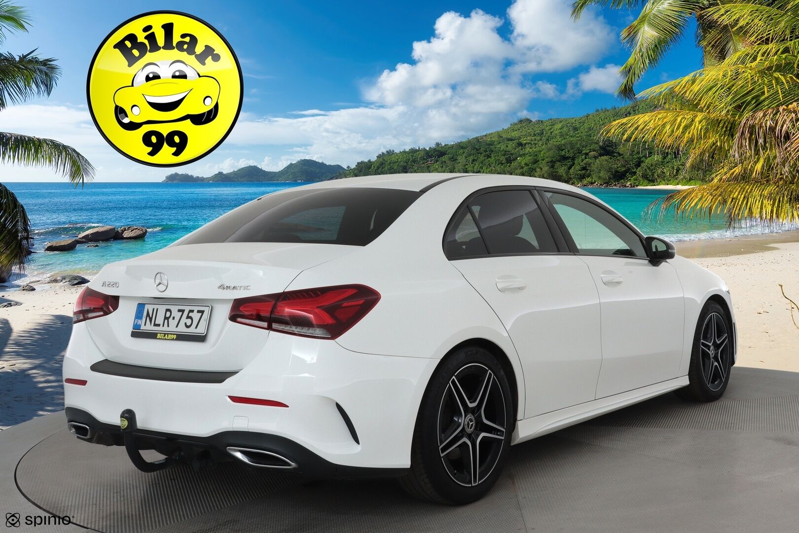 Mercedes-Benz A 2020 220 4MATIC A sedan Business AMG **LED / Sportpenkit / P.kamera / Koukku / Kaistavahti / Sisätilanlämmitin** - Suomi-auto / Kahdet Renkaat