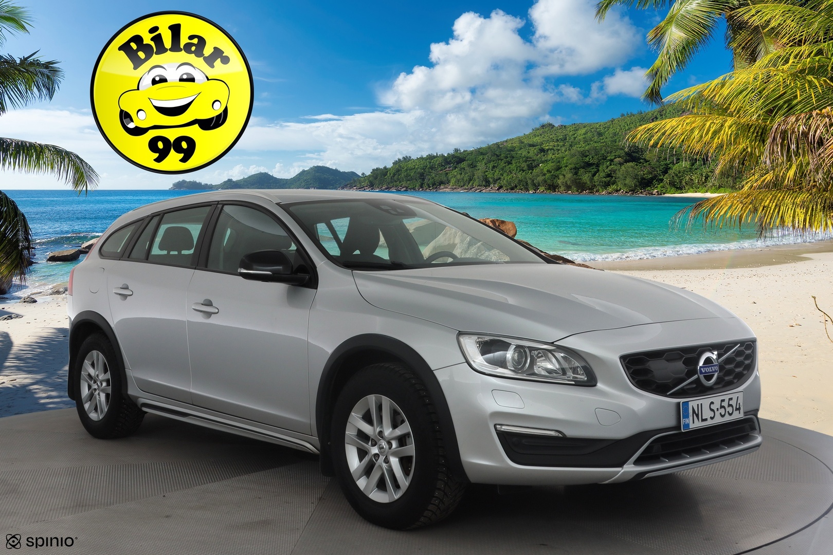 Volvo V60 Cross Country 2018 D4 AWD Business  Classic * ACC / Webasto / Aktiiv.Xenon / P.tutkat / Digimittaristo / Puolinahat / Navi * - Kahdet OEM vanteet / Ei Adblueta / Suomi-auto / Jakopää vaihdettu 2024 - HULLUT JOULUT KORKOTARJOUS 2,49% 