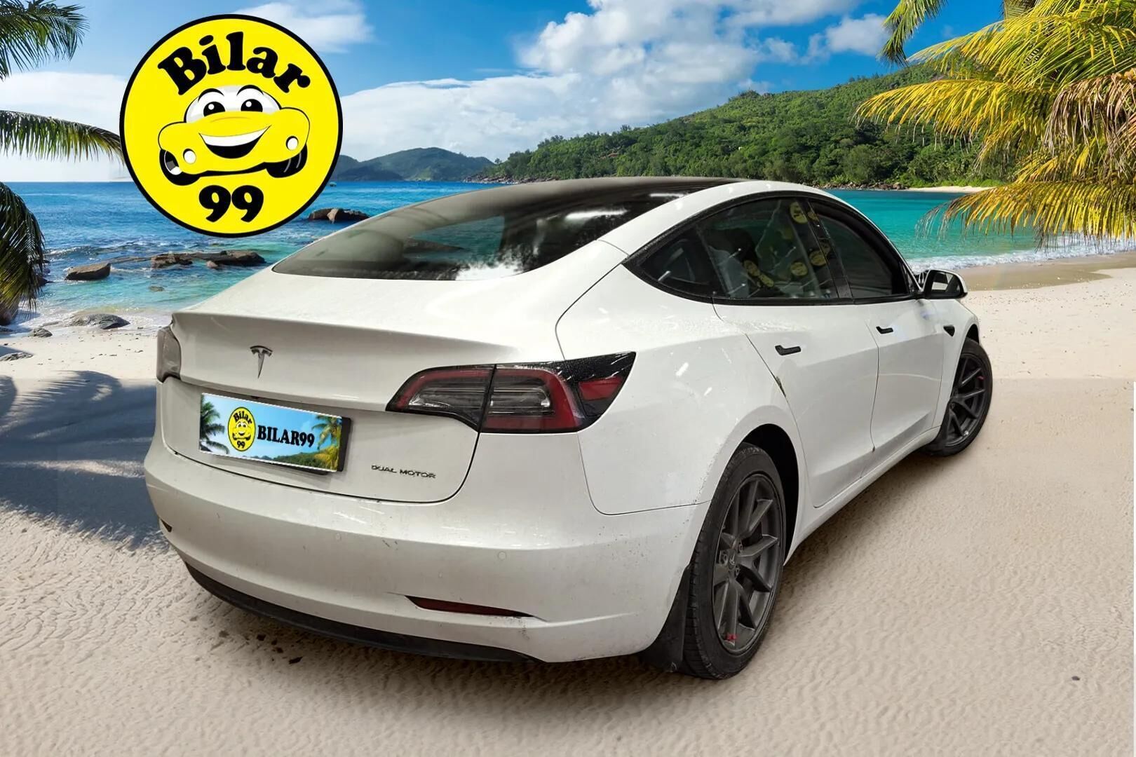 Tesla Model 3 2021 Long Range - | ILP | Lasikatto | ACC | Matrix-LED | P.Kamera | Muistipenkki | Premium Audio | Navi | Kaistavahti | Keyless | 2x renkaat aluvanteilla | - KORKO VAIN 3,99 %