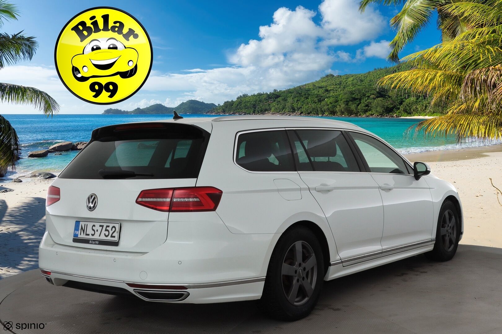 Volkswagen Passat 2017 Variant R-Line 2,0 TDI 140 kW (190 hv) DSG * ACC / Webasto / P.kamera / LED / Puolisähkö penkki / Apple & Android * - Kahdet renkaat