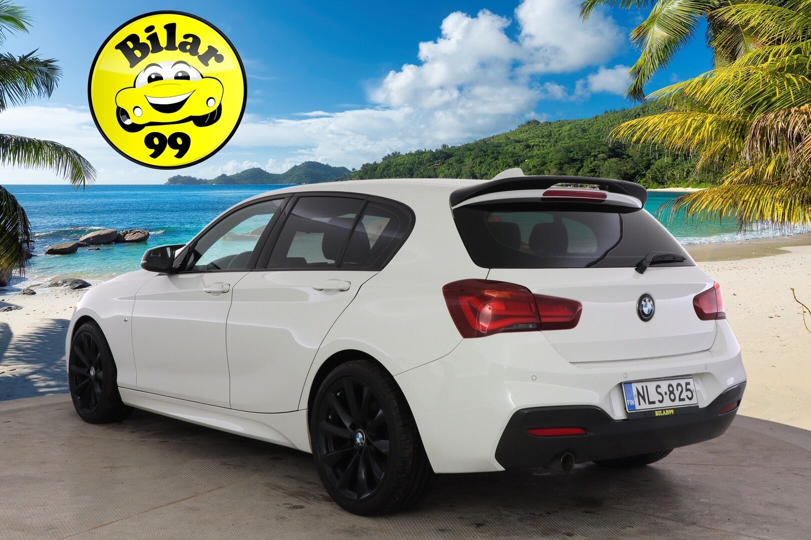 BMW 118 2019 F20 Hatchback 118i A Automatic Edition M Sport / Lohko+sisäpuhallin / Sporttinahat / Tutkat / Vakkari / Navi / LED-valot - Kaksilla aluvanteilla! / Särmä huoltohistoria! - Osta nyt, maksa vasta ensi vuonna