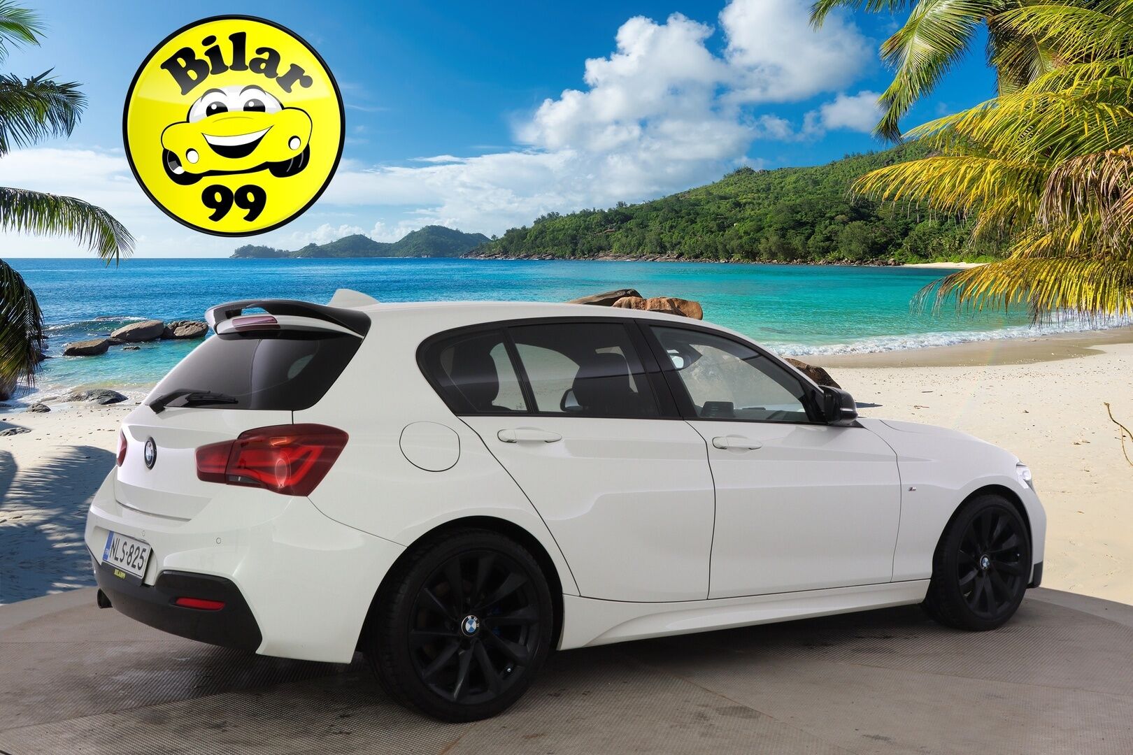 BMW 118 2019 F20 Hatchback 118i A Automatic Edition M Sport / Lohko+sisäpuhallin / Sporttinahat / Tutkat / Vakkari / Navi / LED-valot - Kaksilla aluvanteilla! / Särmä huoltohistoria! - Osta nyt, maksa vasta ensi vuonna