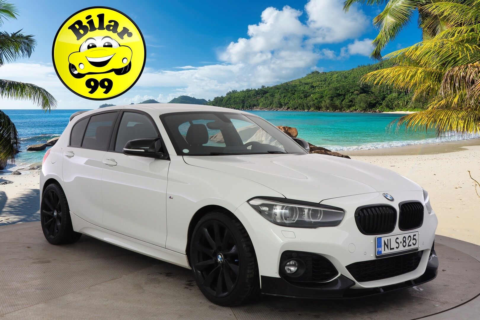BMW 118 2019 F20 Hatchback 118i A Automatic Edition M Sport / Lohko+sisäpuhallin / Sporttinahat / Tutkat / Vakkari / Navi / LED-valot - Kaksilla aluvanteilla! / Särmä huoltohistoria! - Osta nyt, maksa vasta ensi vuonna