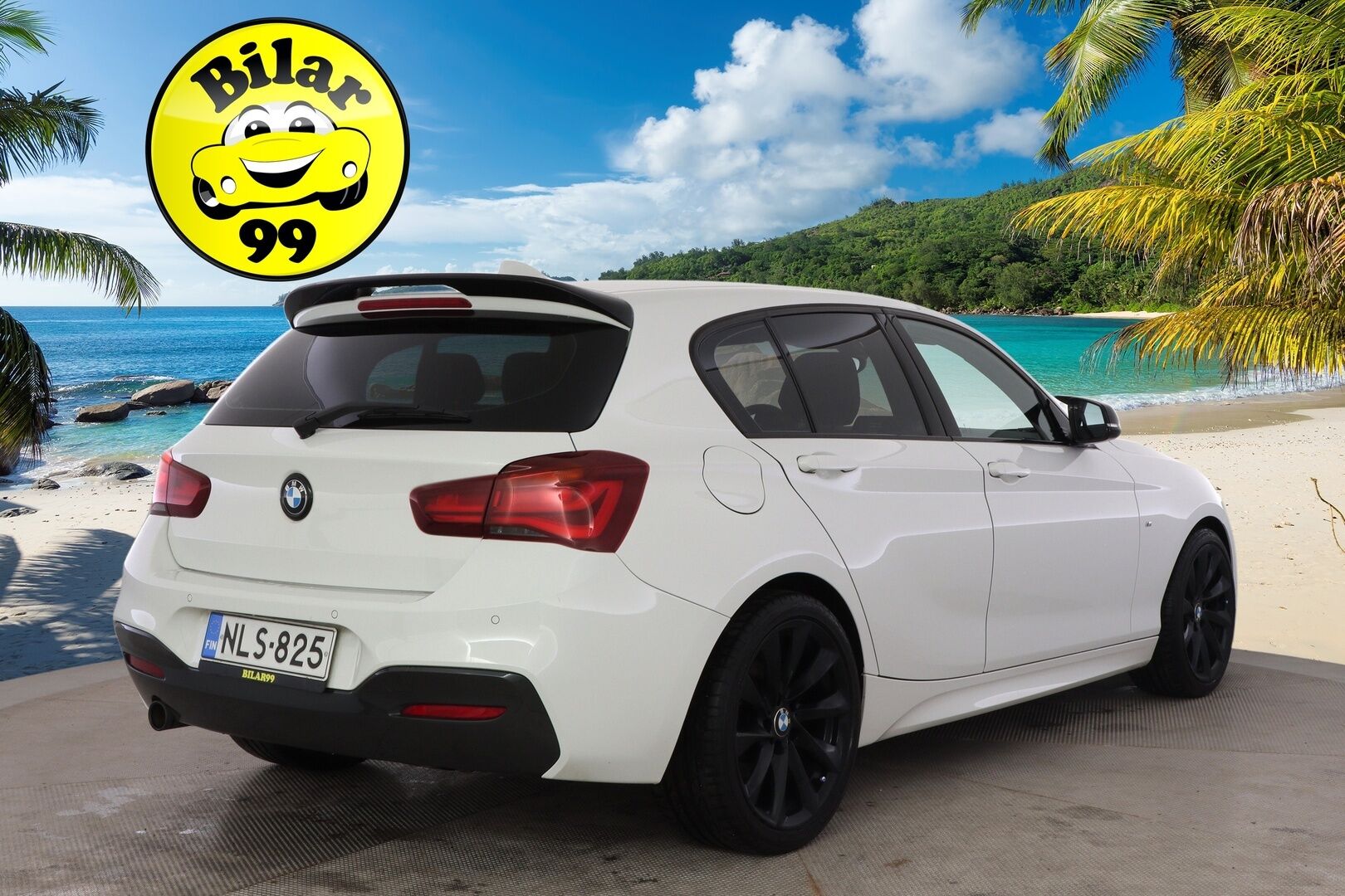 BMW 118 2019 F20 Hatchback 118i A Automatic Edition M Sport / Lohko+sisäpuhallin / Sporttinahat / Tutkat / Vakkari / Navi / LED-valot - Kaksilla aluvanteilla! / Särmä huoltohistoria! - Osta nyt, maksa vasta ensi vuonna