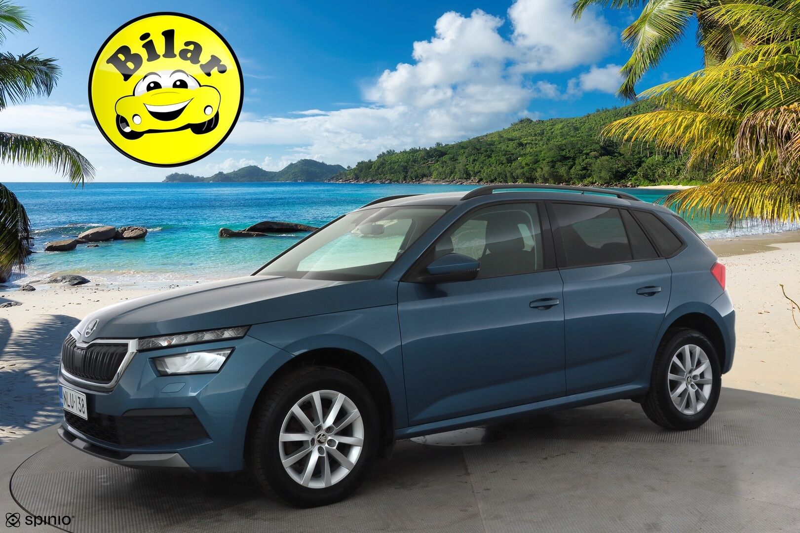 Skoda Kamiq 2020 1,5 TSI Ambition DSG Autom. - | Webasto | LED | Lane Assist | Side Assist | Vakkari | Keyless | P.tutkat | Lämm. ratti | Lämm. tuulilasi | SmartLink | Aut. ilmastointi | 2x renkaat aluin 