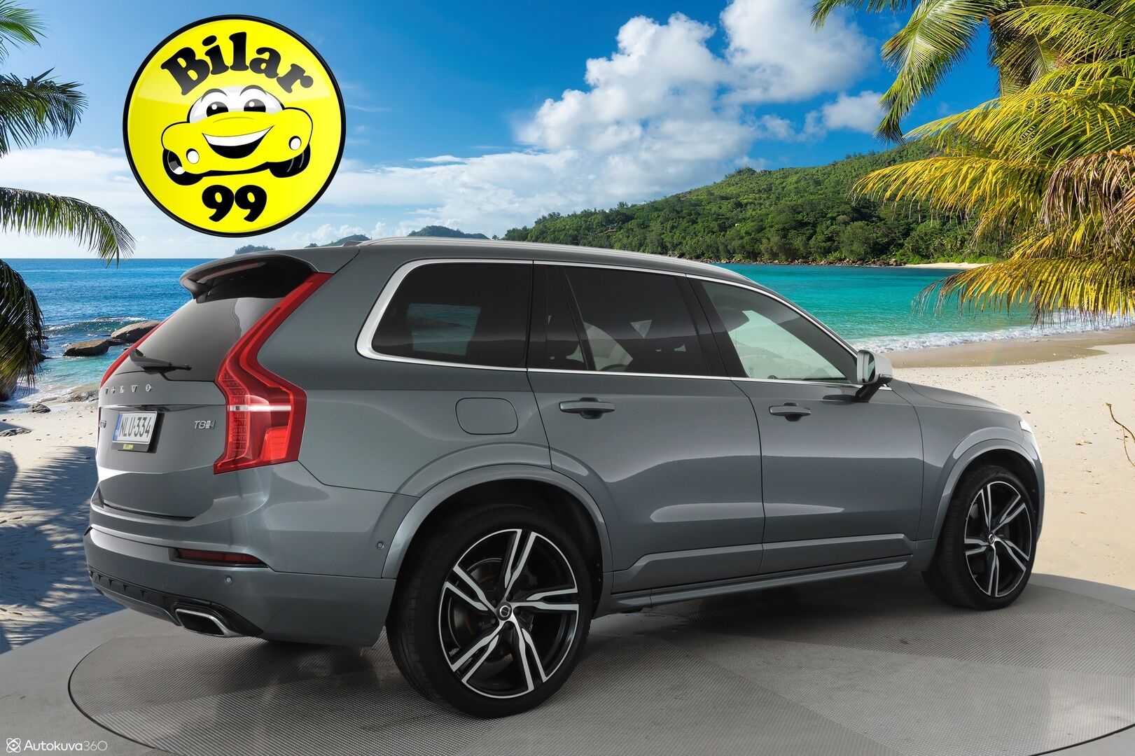 Volvo XC90 2018 T8 Twin Engine AWD R-Design aut** B&W / HUD / panorama / Adapt.vakkari / 360 Kamera / Muistipenkit / Ilmaalusta - 3,99 % KORKOTARJOUS TÄHÄN AUTOON - Sporttipenkit / AppleCarPlay / Merkkihuollettu