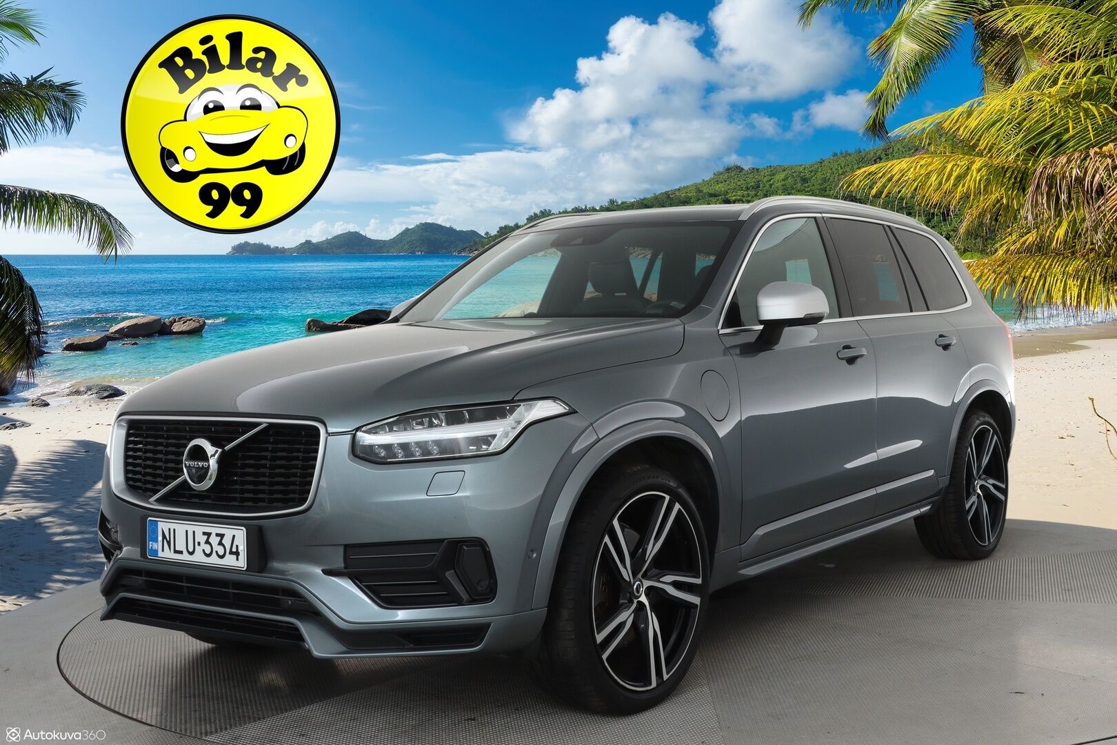 Volvo XC90 2018 T8 Twin Engine AWD R-Design aut** B&W / HUD / panorama / Adapt.vakkari / 360 Kamera / Muistipenkit / Ilmaalusta - 3,99 % KORKOTARJOUS TÄHÄN AUTOON - Sporttipenkit / AppleCarPlay / Merkkihuollettu