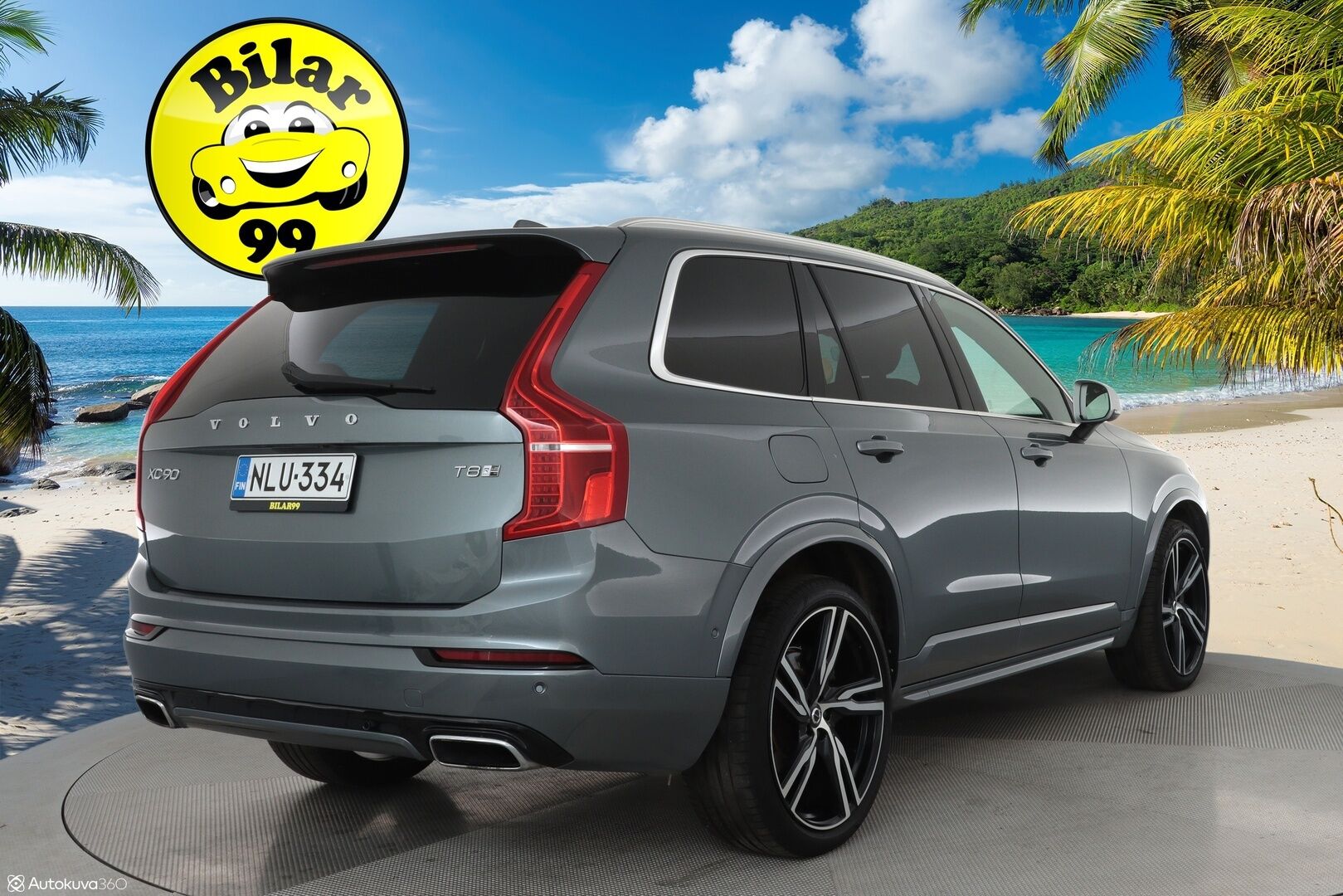 Volvo XC90 2018 T8 Twin Engine AWD R-Design aut** B&W / HUD / panorama / Adapt.vakkari / 360 Kamera / Muistipenkit / Ilmaalusta - 3,99 % KORKOTARJOUS TÄHÄN AUTOON - Sporttipenkit / AppleCarPlay / Merkkihuollettu