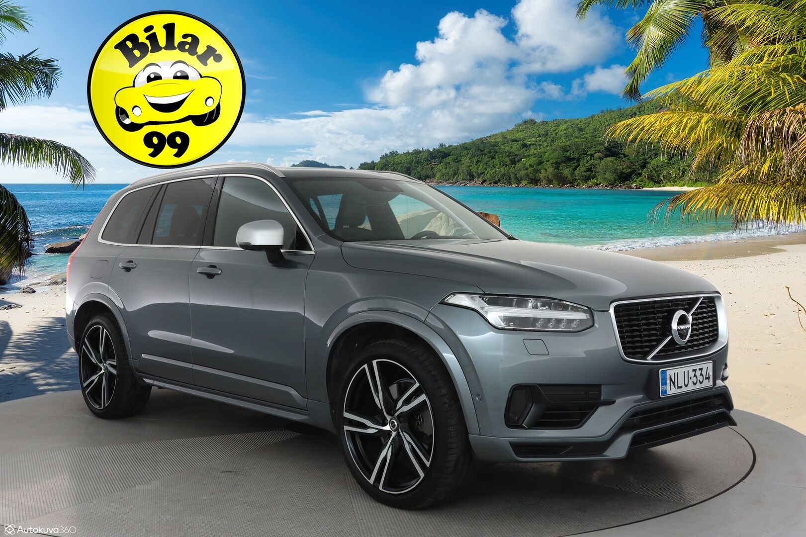 Volvo XC90 2018 T8 Twin Engine AWD R-Design aut** B&W / HUD / panorama / Adapt.vakkari / 360 Kamera / Muistipenkit / Ilmaalusta - 3,99 % KORKOTARJOUS TÄHÄN AUTOON - Sporttipenkit / AppleCarPlay / Merkkihuollettu
