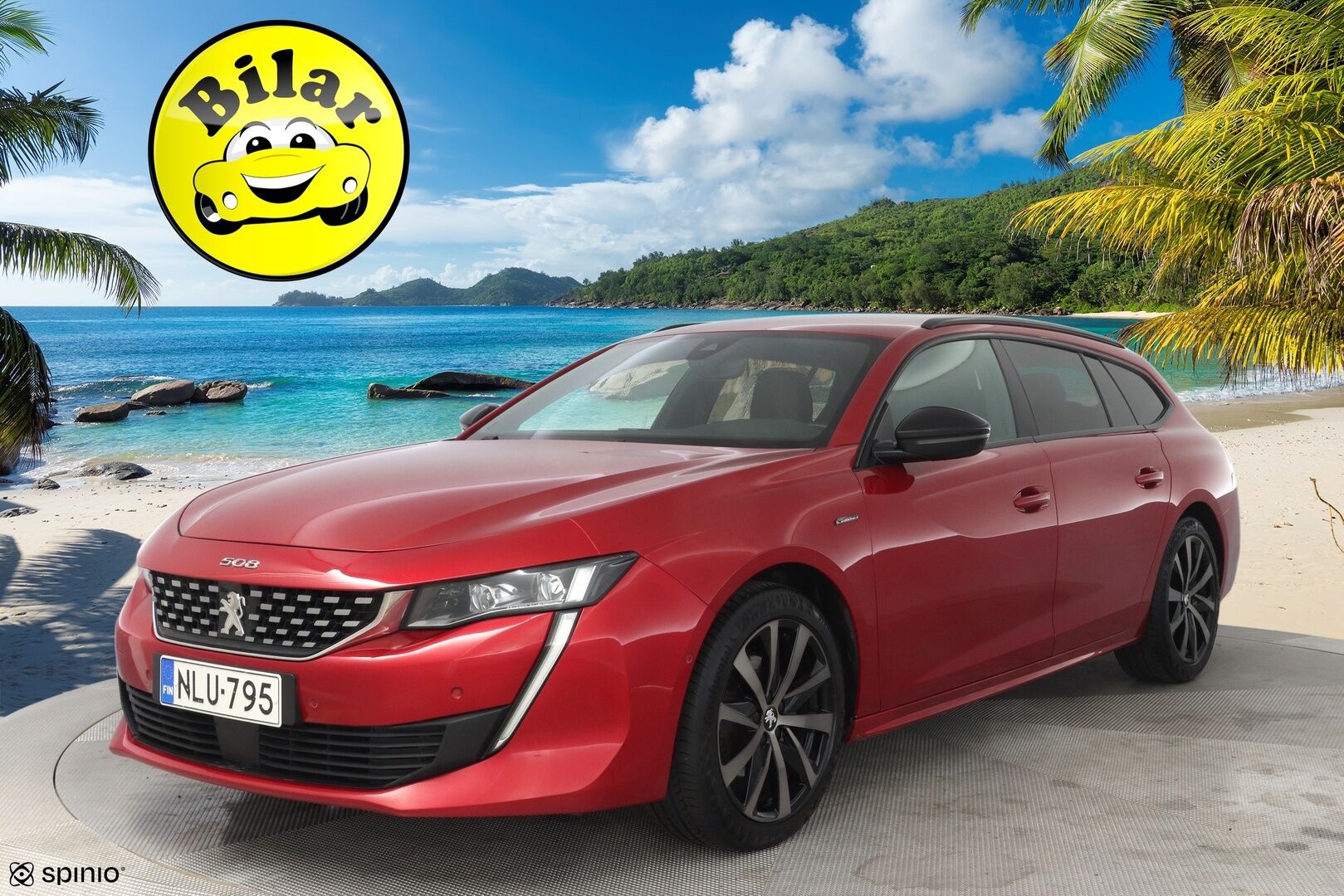 Peugeot 508 2020 SW GT Line BlueHDi 130 EAT8-automaatti - GT-Line | ACC | Webasto | Nahat | Focal | 360-kamera | 2x renkaat | hihna juuri vaihdettu | Suomi-auto