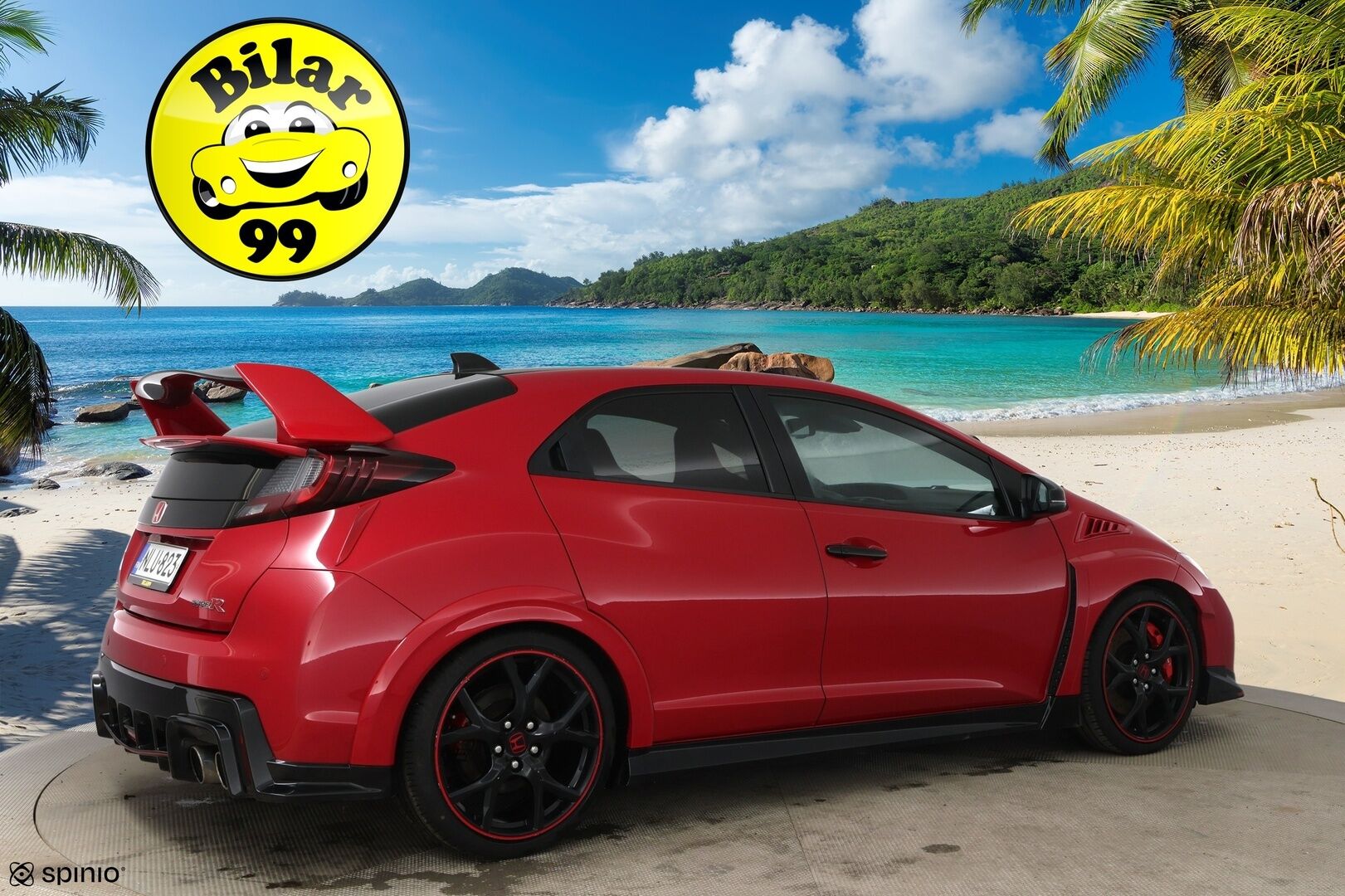 Honda Civic 2016 5D 2,0 Type-R GT / Navi / BLIS / P.kamera / Xenon / Tutkat / Vakkari - 2x Vanteet / Merkkiliikkeen huoltohistoria