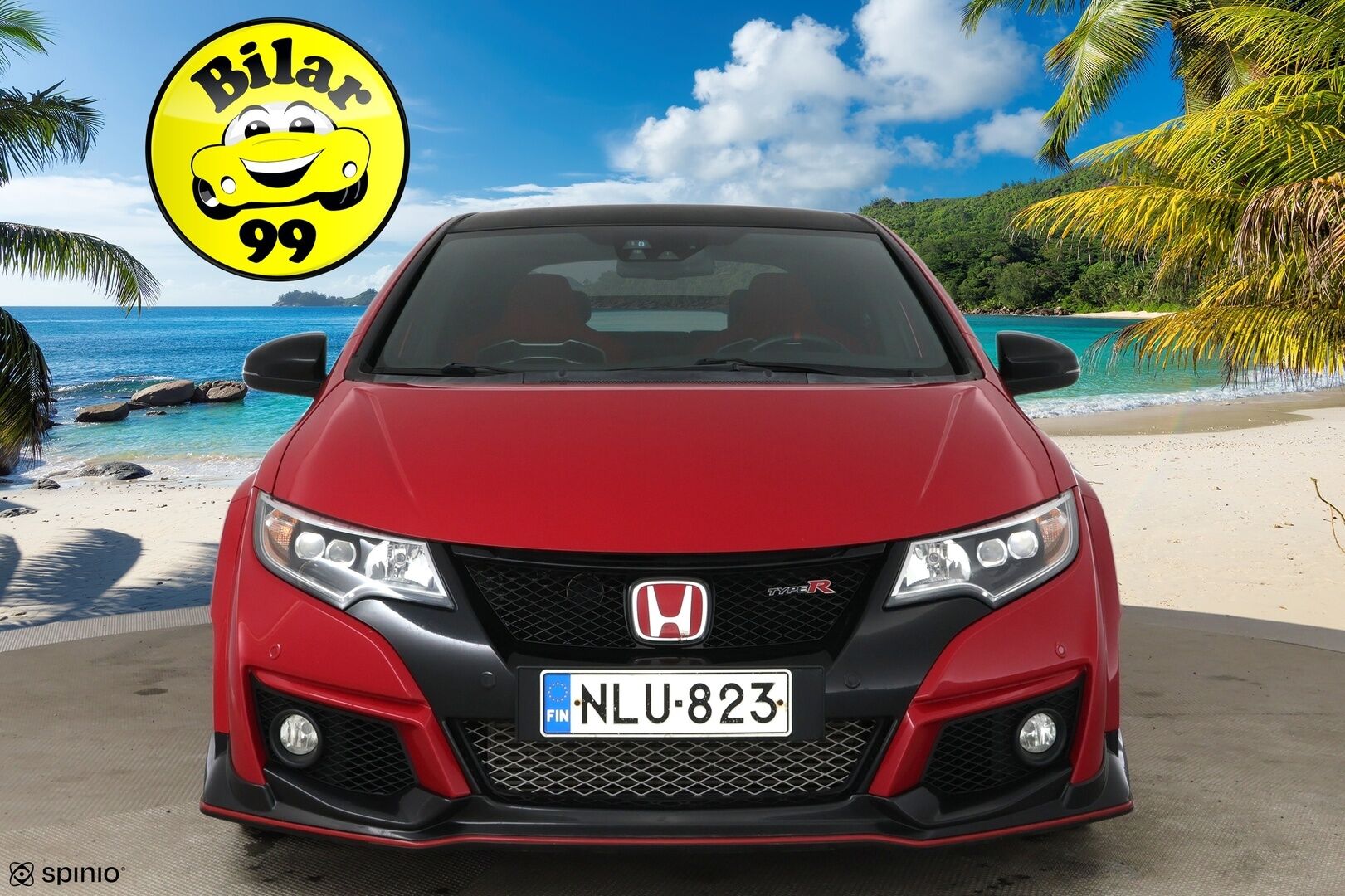 Honda Civic 2016 5D 2,0 Type-R GT / Navi / BLIS / P.kamera / Xenon / Tutkat / Vakkari - 2x Vanteet / Merkkiliikkeen huoltohistoria