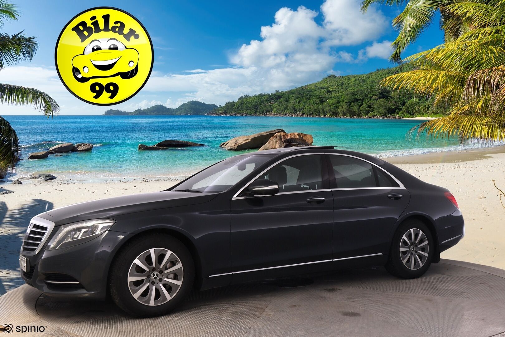 Mercedes-Benz S 2015 350 BLUETEC 4MATIC Sedan *Webasto / DTR+ / Burmester / 360° / Panorama / Imuovet / BLIS / Koukku / ILS / HUD / IHC+* - Ilmastoidut, dynaamiset ja hierovat muistipenkit / Merkkihuollettu / Ambient Light / Ilma-alusta / Digimittaristo 