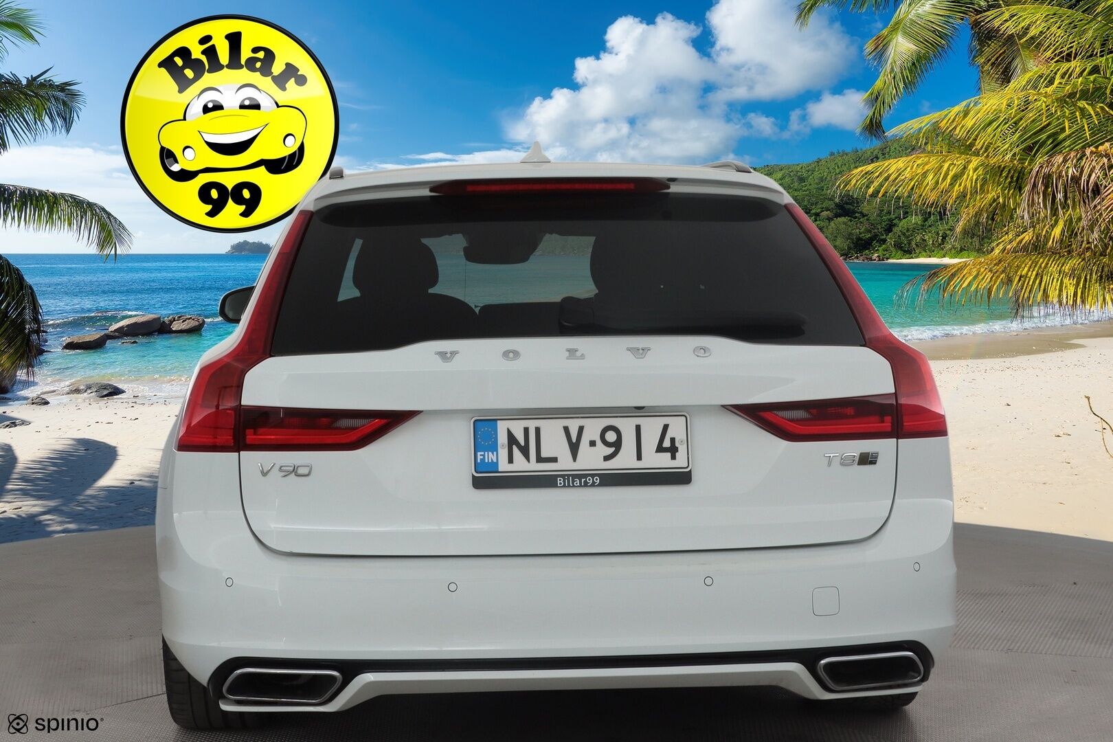 Volvo V90 2020 T8 TwE AWD R-Design aut * ACC / HUD / 360° / Webasto / Muistipenkki / Full LED / BLIS / Navi / Puolinahat * - Suomi-auto / Kahdet renkaat aluvanteilla