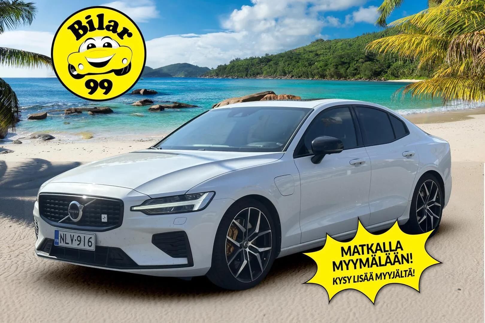 Volvo S60 2020 T8 TwE AWD Business Polestar aut / Bowers&Wilkins / Panorama / 360° / HUD / Muistipenkit - 3,99 % KORKOTARJOUS TÄHÄN AUTOON 7.9. ASTI! - Heico Putkisto / Adapt. vak / Webasto / 2x Polestar Vanteet
