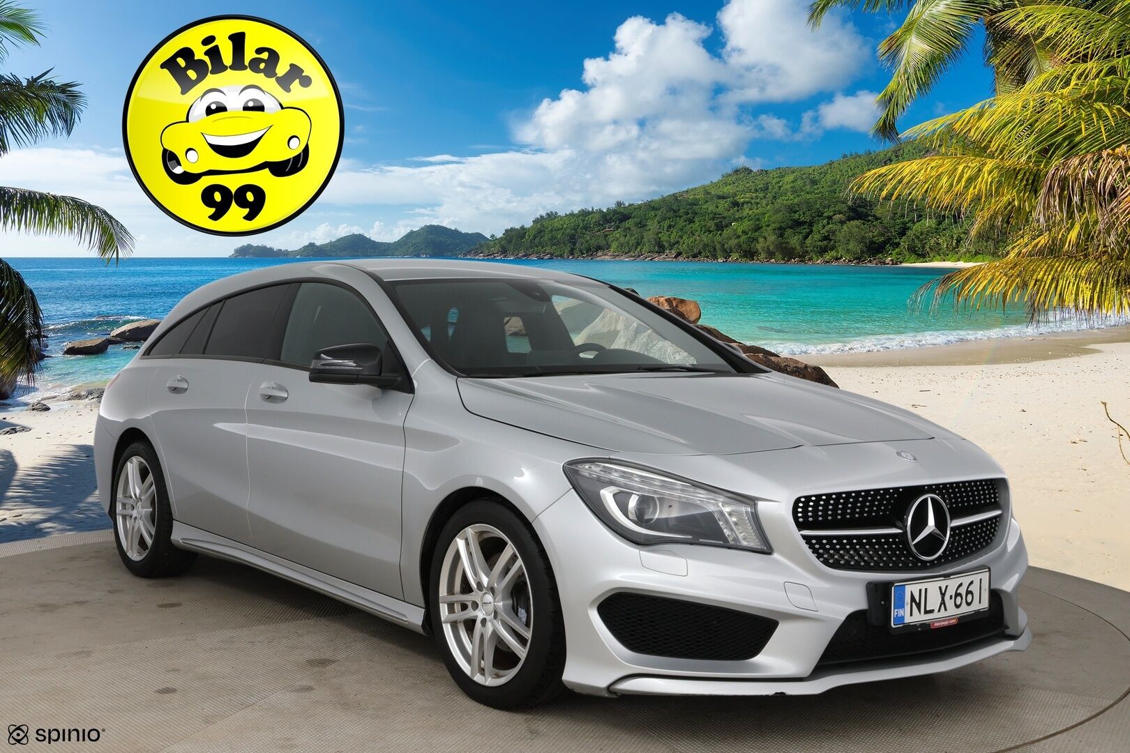 Mercedes-Benz CLA 2016 200 A Shooting Brake Business AMG / Bi-Xenon / Sporttipenkit / Lohkolämmitin - Night-paketti / Bluetooth / Tyylikäs yksilö!