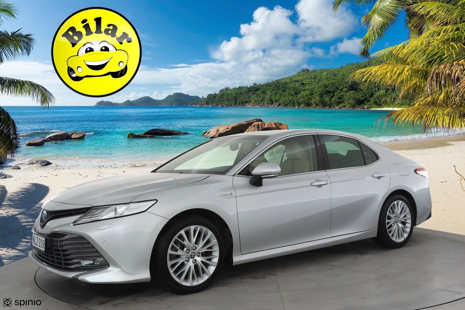Toyota Camry 2020 2,5 Hybrid Premium Business - | HUD | JBL | ACC | LED | P.Kamera | Sähköpenkit | Nahkaverhoilu | Kaistavahti | Navi | Keyless | Katveavustin | 2-om Suomi-auto | ALV | Kahdet renkaat |