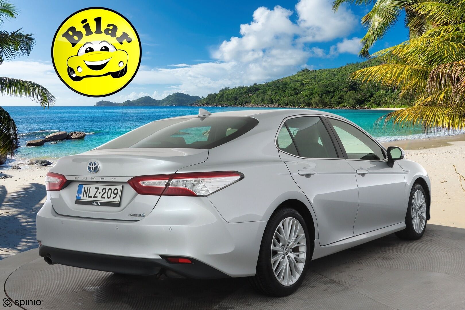 Toyota Camry 2020 2,5 Hybrid Premium Business - | HUD | JBL | ACC | LED | P.Kamera | Sähköpenkit | Nahkaverhoilu | Kaistavahti | Navi | Keyless | Katveavustin | 2-om Suomi-auto | ALV | Kahdet renkaat |