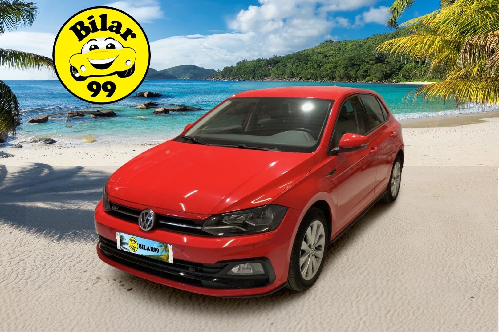 Volkswagen Polo 2020 R-Line 1,5 TSI EVO 110 kW DSG-automaatti ** Digimittari / Adapt.vakkari / P-Tutkat / MirrorLink / TULOSSA ** - 1.om Suomi-auto / Harvinainen 1.5TSI kone! 