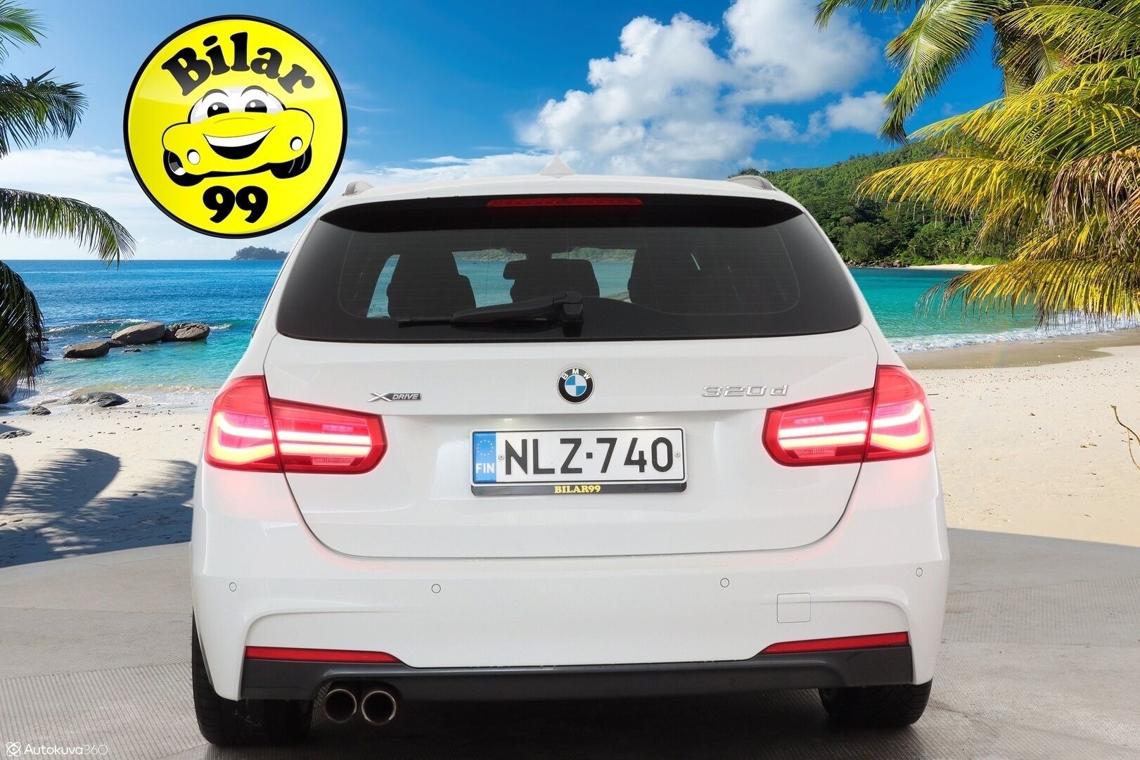 BMW 320 2017 F31 LCI Touring 320d A xDrive Business M Sport - Shadowline / P.tutka / LED valot / Sporttipenkit / Vakkari 