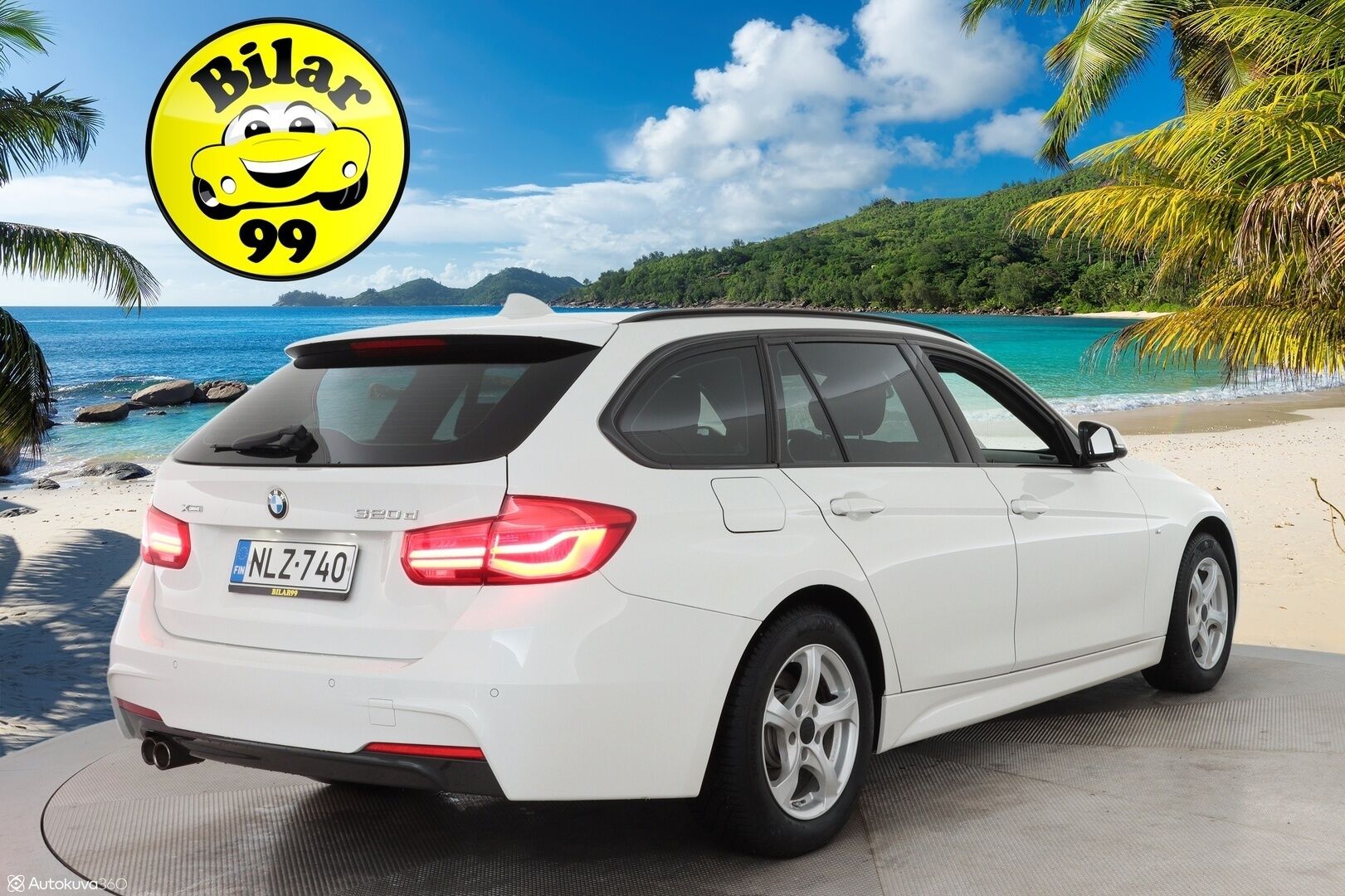 BMW 320 2017 F31 LCI Touring 320d A xDrive Business M Sport - Shadowline / P.tutka / LED valot / Sporttipenkit / Vakkari 