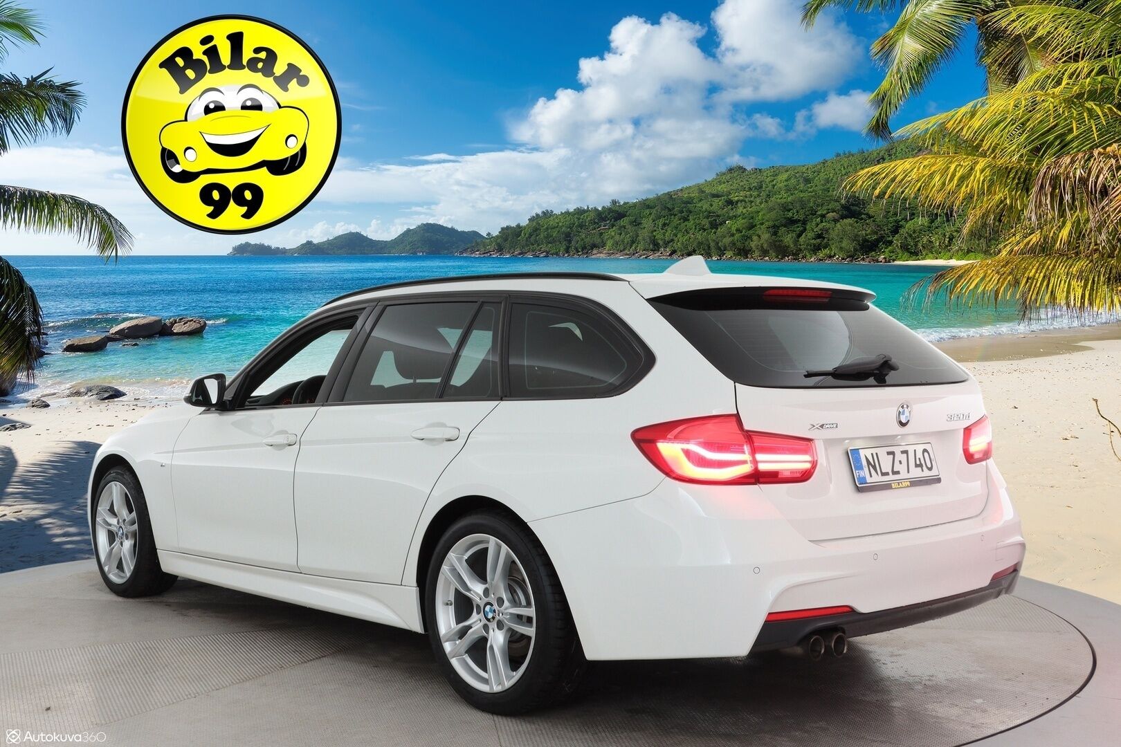 BMW 320 2017 F31 LCI Touring 320d A xDrive Business M Sport - Shadowline / P.tutka / LED valot / Sporttipenkit / Vakkari 