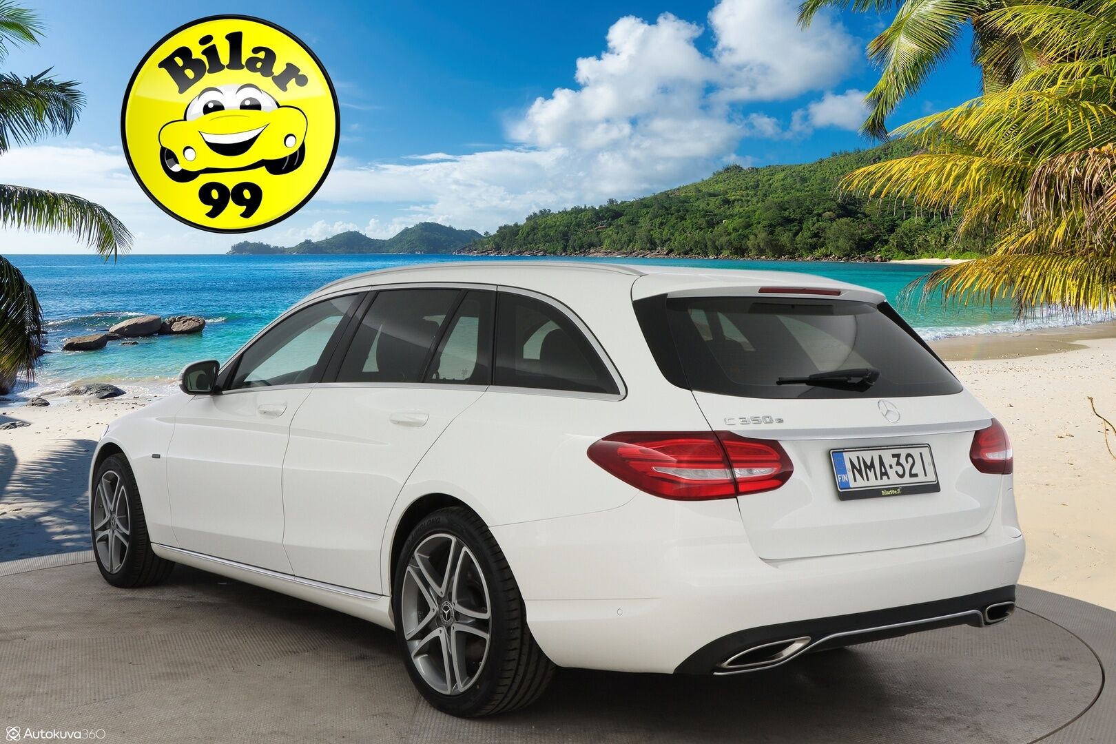 Mercedes-Benz C 2018 350 e T A Premium Business - Lisälämmitin / Ilma-Alusta / Comand Navi / Puolinahat Sähkösäädöin / LED High Performance / Sähköluukku / 2x Todella hyvät renkaat!