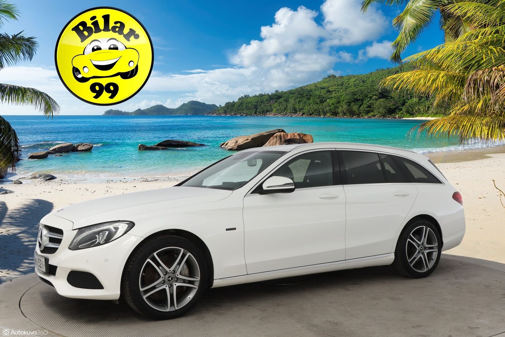 Mercedes-Benz C 2018 350 e T A Premium Business - Lisälämmitin / Ilma-Alusta / Comand Navi / Puolinahat Sähkösäädöin / LED High Performance / Sähköluukku / 2x Todella hyvät renkaat!