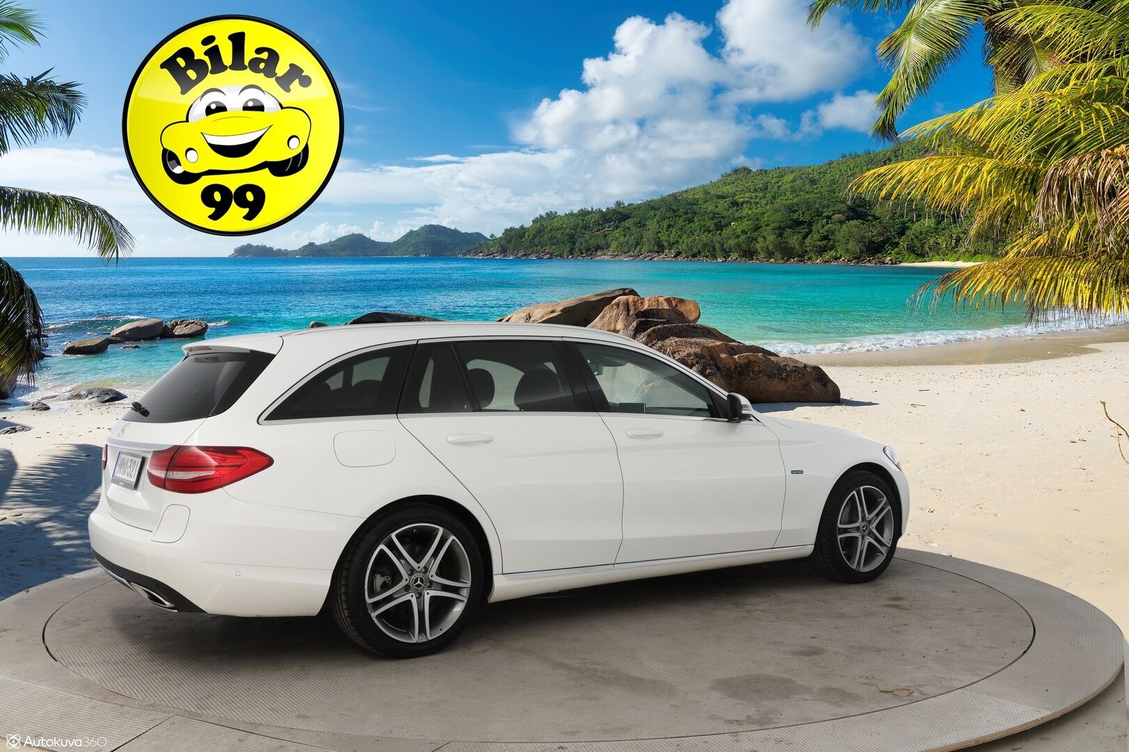 Mercedes-Benz C 2018 350 e T A Premium Business - Lisälämmitin / Ilma-Alusta / Comand Navi / Puolinahat Sähkösäädöin / LED High Performance / Sähköluukku / 2x Todella hyvät renkaat!