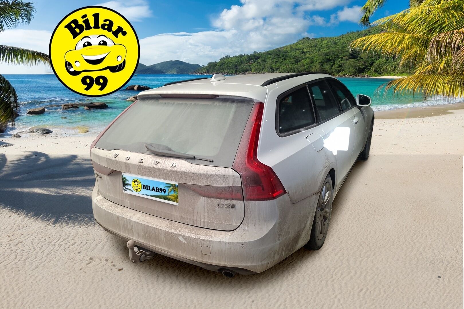 Volvo V90 2017 D3 AWD Business aut * Webasto / Adapt.vakkari / Vetokoukku / Digimittaristo / Ratinlämmitin / P-tutka * - LED / Ei Adblue järjestelmää / Juuri saapunut Tampereelle!