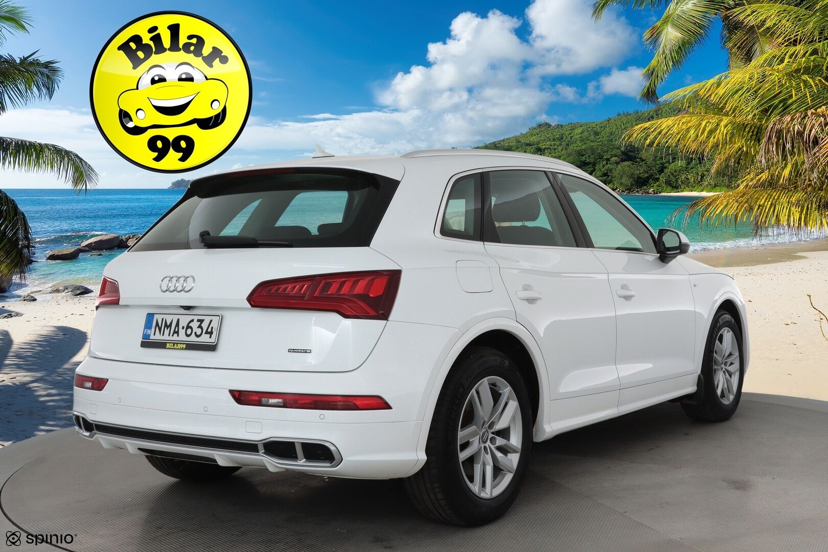 Audi Q5 2020 Launch Edition 55 TFSI e quattro S tronic **LED-valot / P.Kamera / Sporttipenkit / Koukku / Ilma-alusta / Kaistavahti** - 1-om Suomi-auto / Akku kuntotarkastettu / 2x Latauskaapelit / Kahdet Renkaat