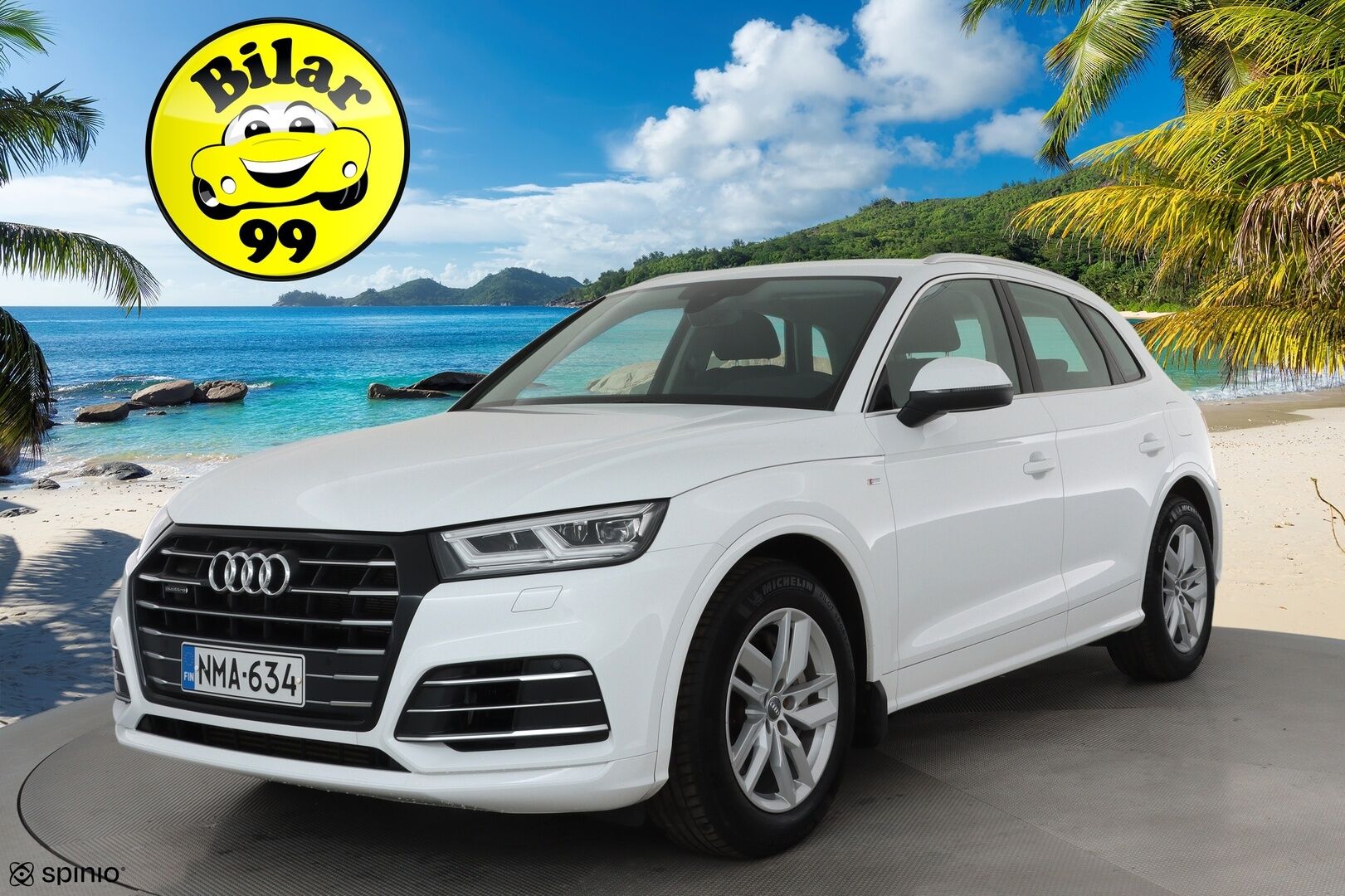 Audi Q5 2020 Launch Edition 55 TFSI e quattro S tronic **LED-valot / P.Kamera / Sporttipenkit / Koukku / Ilma-alusta / Kaistavahti** - 1-om Suomi-auto / Akku kuntotarkastettu / 2x Latauskaapelit / Kahdet Renkaat