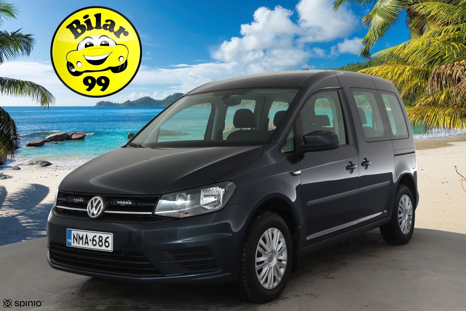Volkswagen Caddy 2020 Trendline 2,0 TDI 75kW *Webasto / Vakkari / P.tutka / Bluetooth / LED-lisävalot* - 1.Om Suomi-auto / Juuri huollettu!