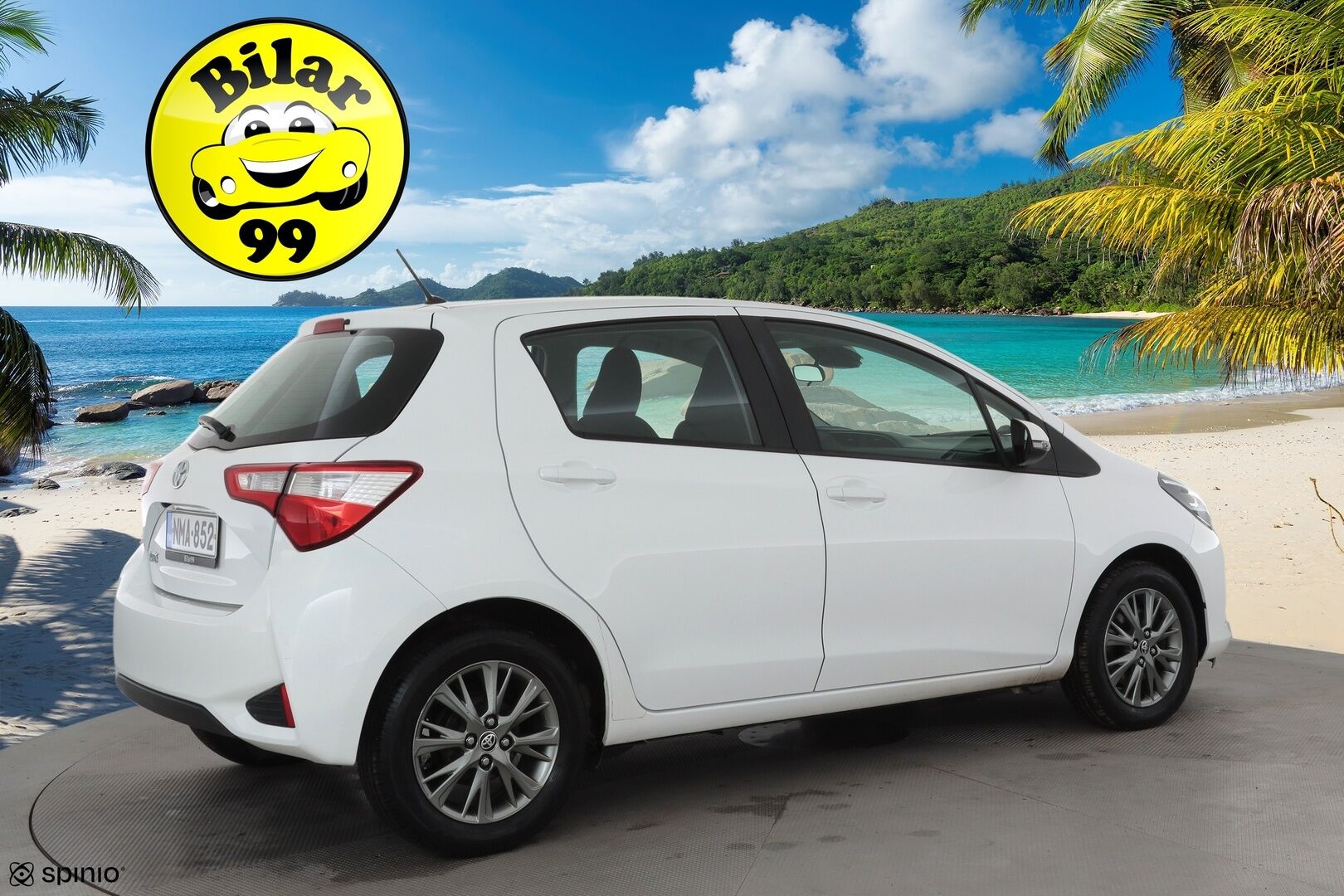 Toyota Yaris 2019 1,5 Dual VVT-i Active 5ov * Vakkari / P.Kamera / Kaistavahti / Bluetooth * - Kahdet renkaat aluvanteilla / Merkkihuollettu - HULLUT AVAJAISHULINAT KORKOTARJOUS 3,29 %