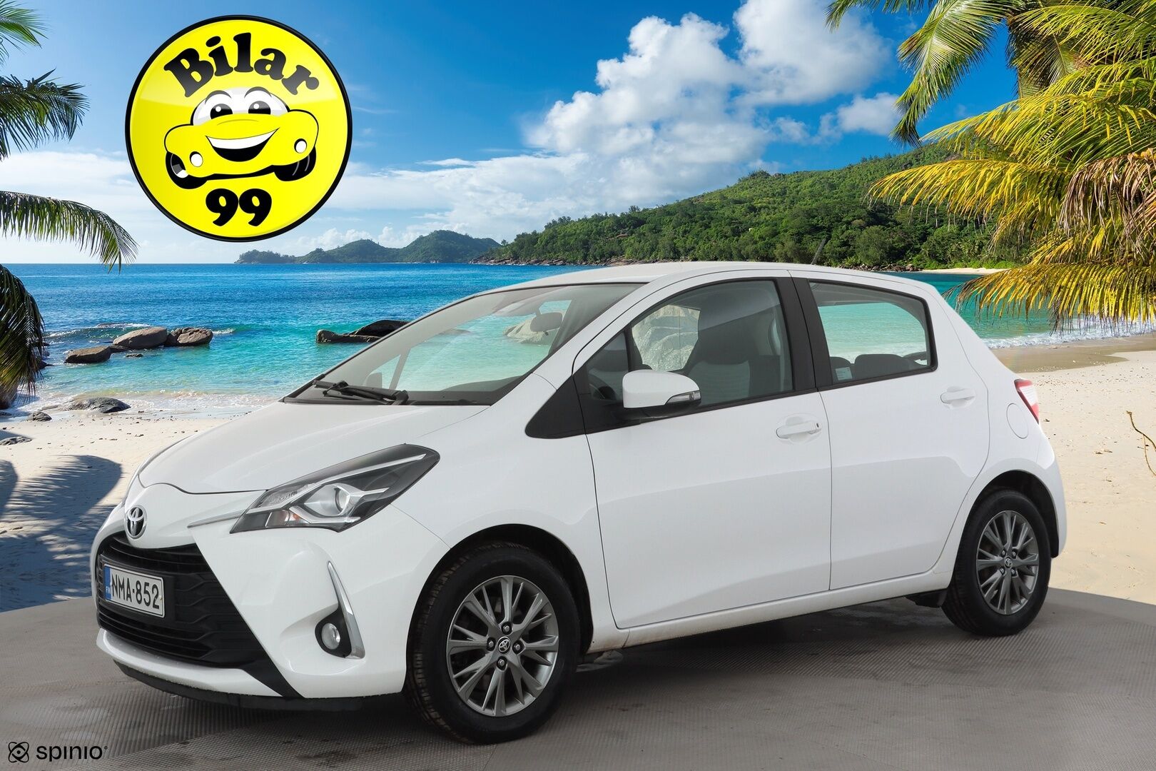 Toyota Yaris 2019 1,5 Dual VVT-i Active 5ov * Vakkari / P.Kamera / Kaistavahti / Bluetooth * - Kahdet renkaat aluvanteilla / Merkkihuollettu - HULLUT AVAJAISHULINAT KORKOTARJOUS 3,29 %