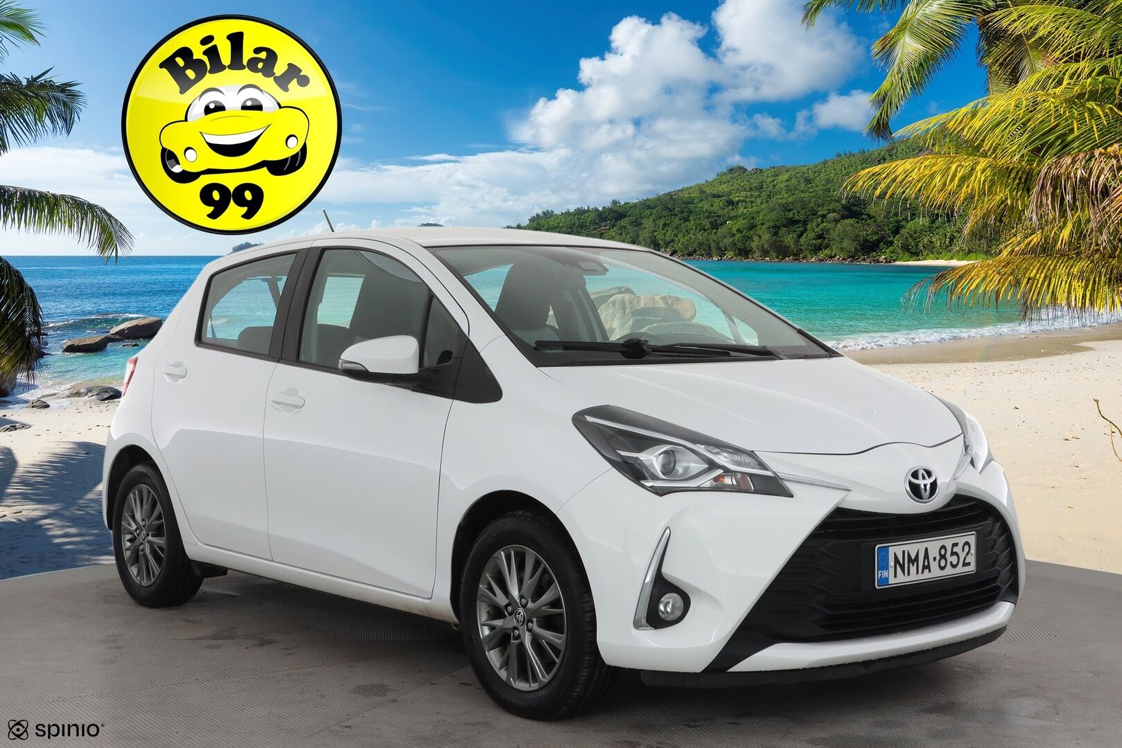 Toyota Yaris 2019 1,5 Dual VVT-i Active 5ov * Vakkari / P.Kamera / Kaistavahti / Bluetooth * - Kahdet renkaat aluvanteilla / Merkkihuollettu - HULLUT AVAJAISHULINAT KORKOTARJOUS 3,29 %