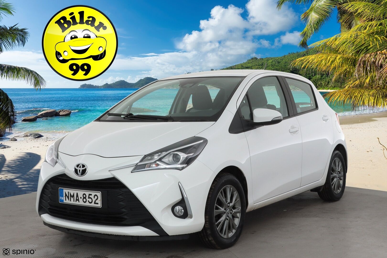 Toyota Yaris 2019 1,5 Dual VVT-i Active 5ov * Vakkari / P.Kamera / Kaistavahti / Bluetooth * - Kahdet renkaat aluvanteilla / Merkkihuollettu - HULLUT AVAJAISHULINAT KORKOTARJOUS 3,29 %