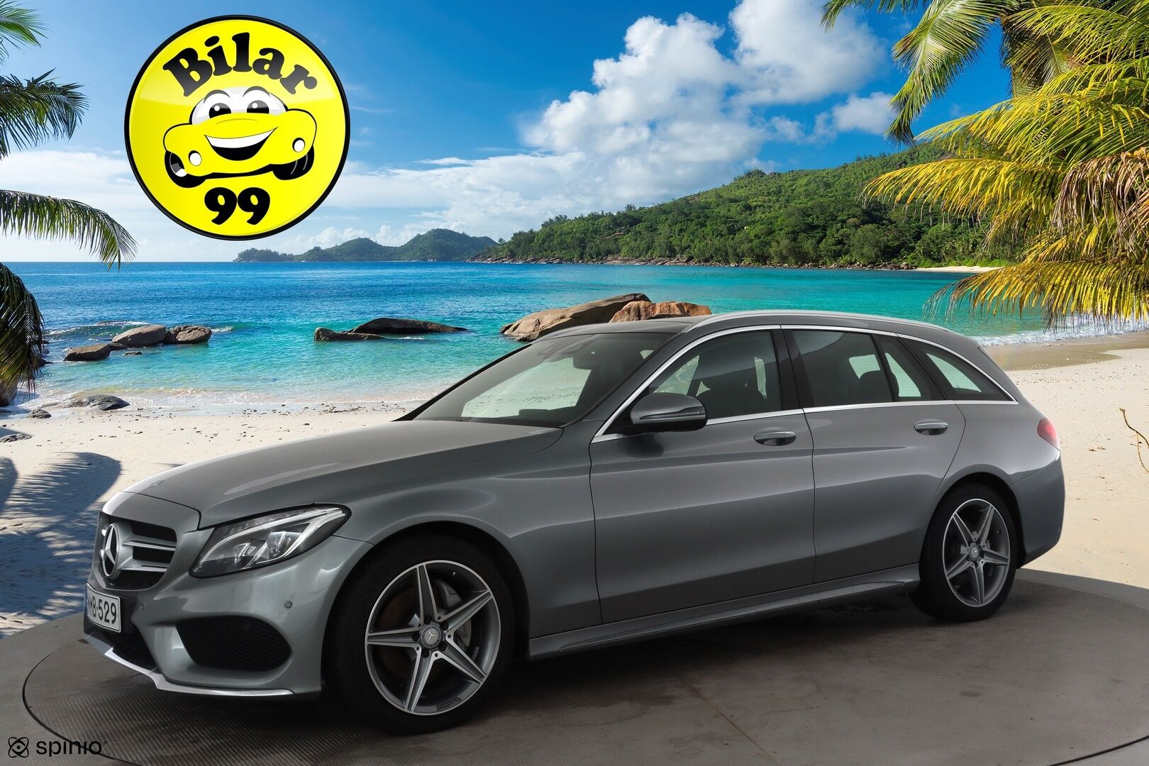 Mercedes-Benz C 2016 220 d 4Matic T A Premium Business * Panorama / HUD / Ilma-alusta / Koukku / ILS-LED / Sportnahat / P.kamera / Keyless * - Kahdet renkaat - HULLUT JOULUT KORKOTARJOUS 2,49% 